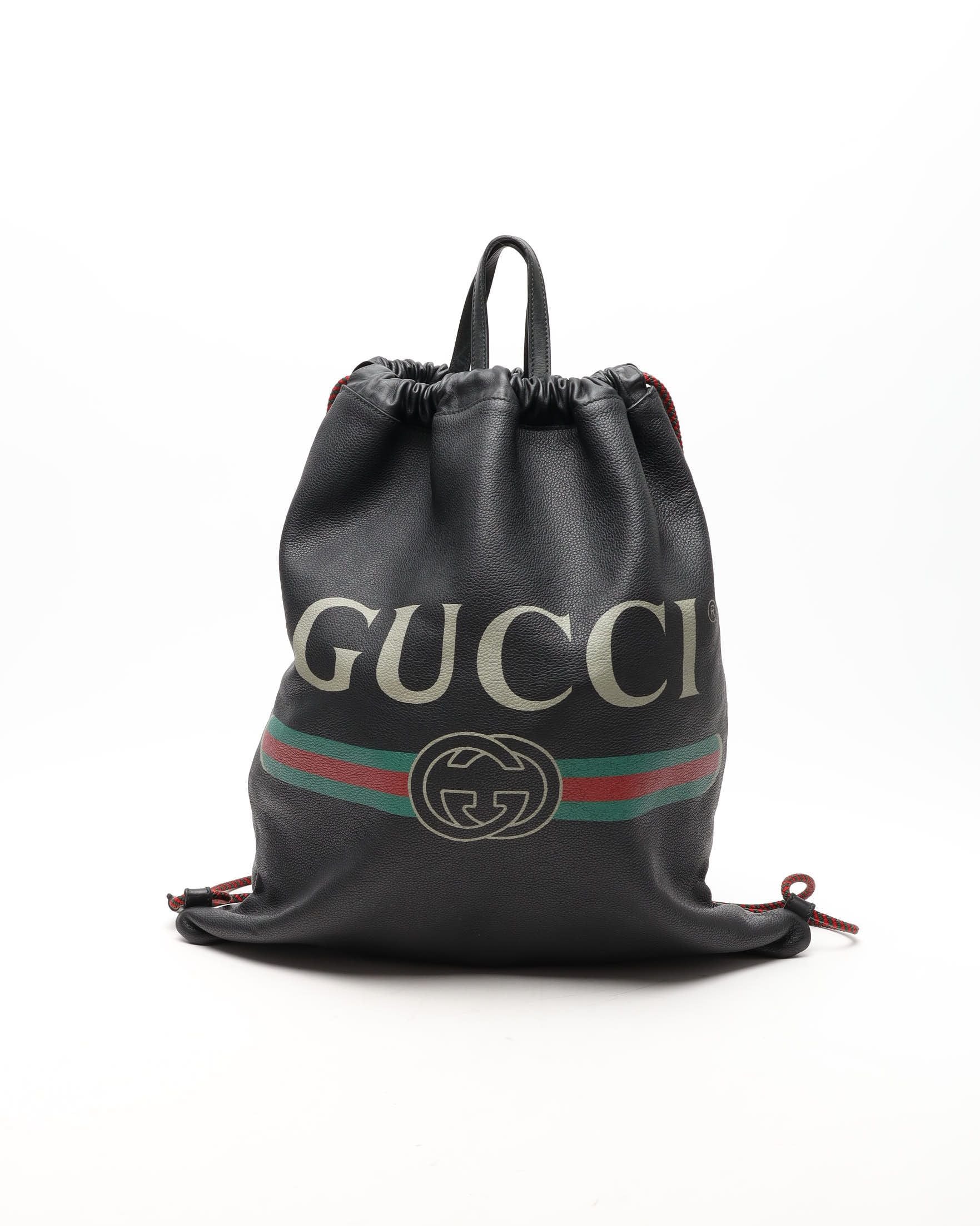 Gucci Drawstring Backpack