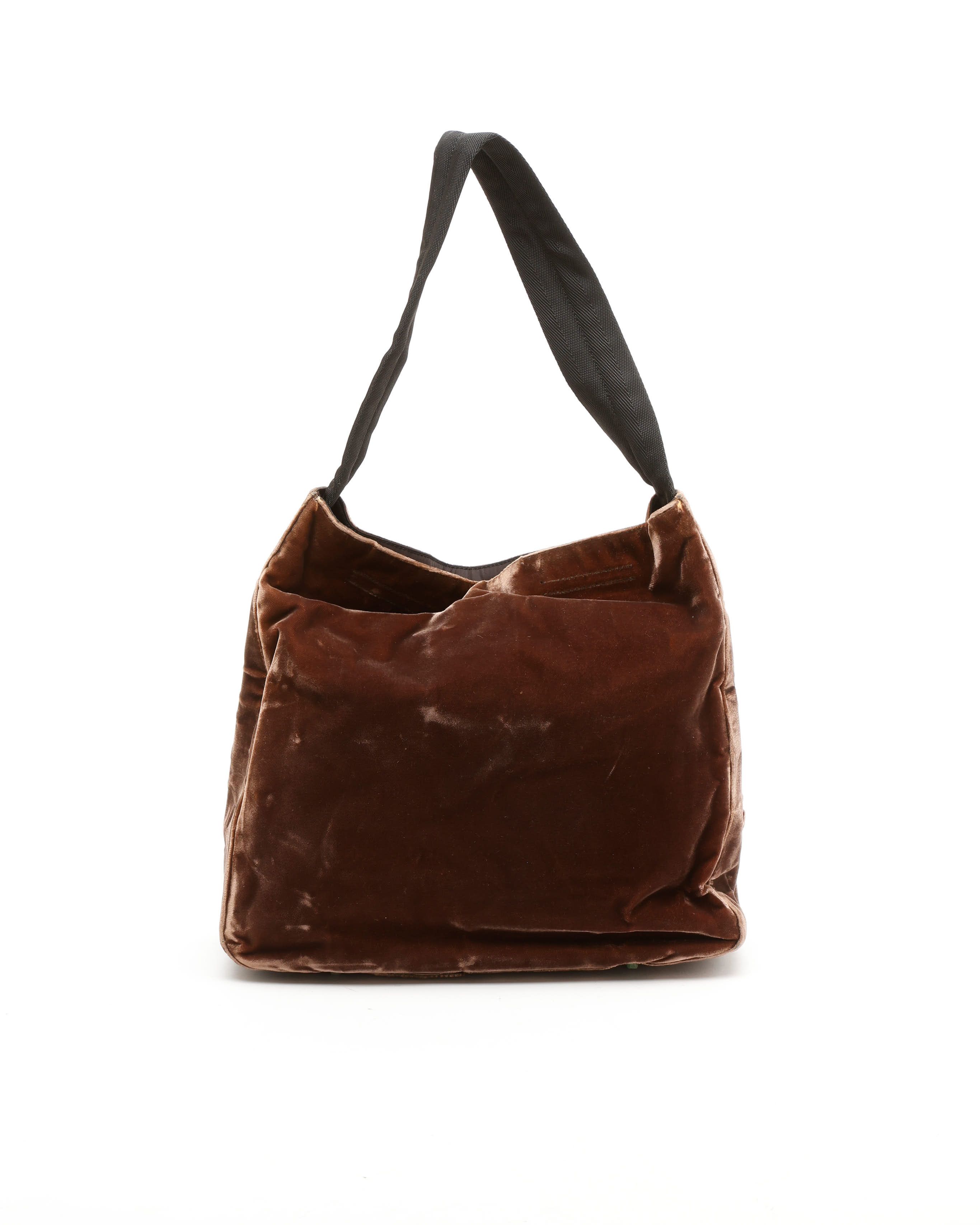 Prada Suede Shoulder Bag