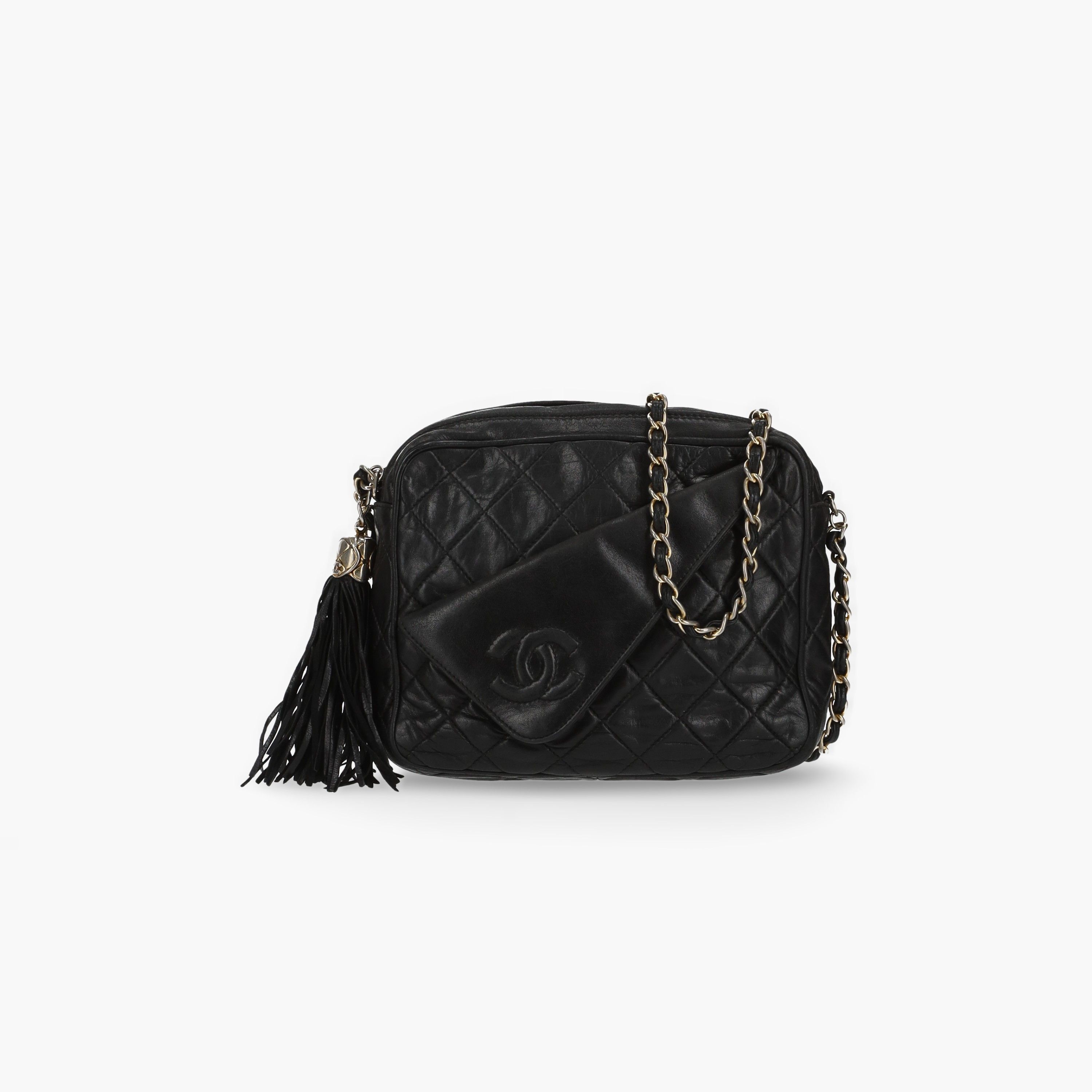 CHANEL Camera Tassel Crossbody Bag