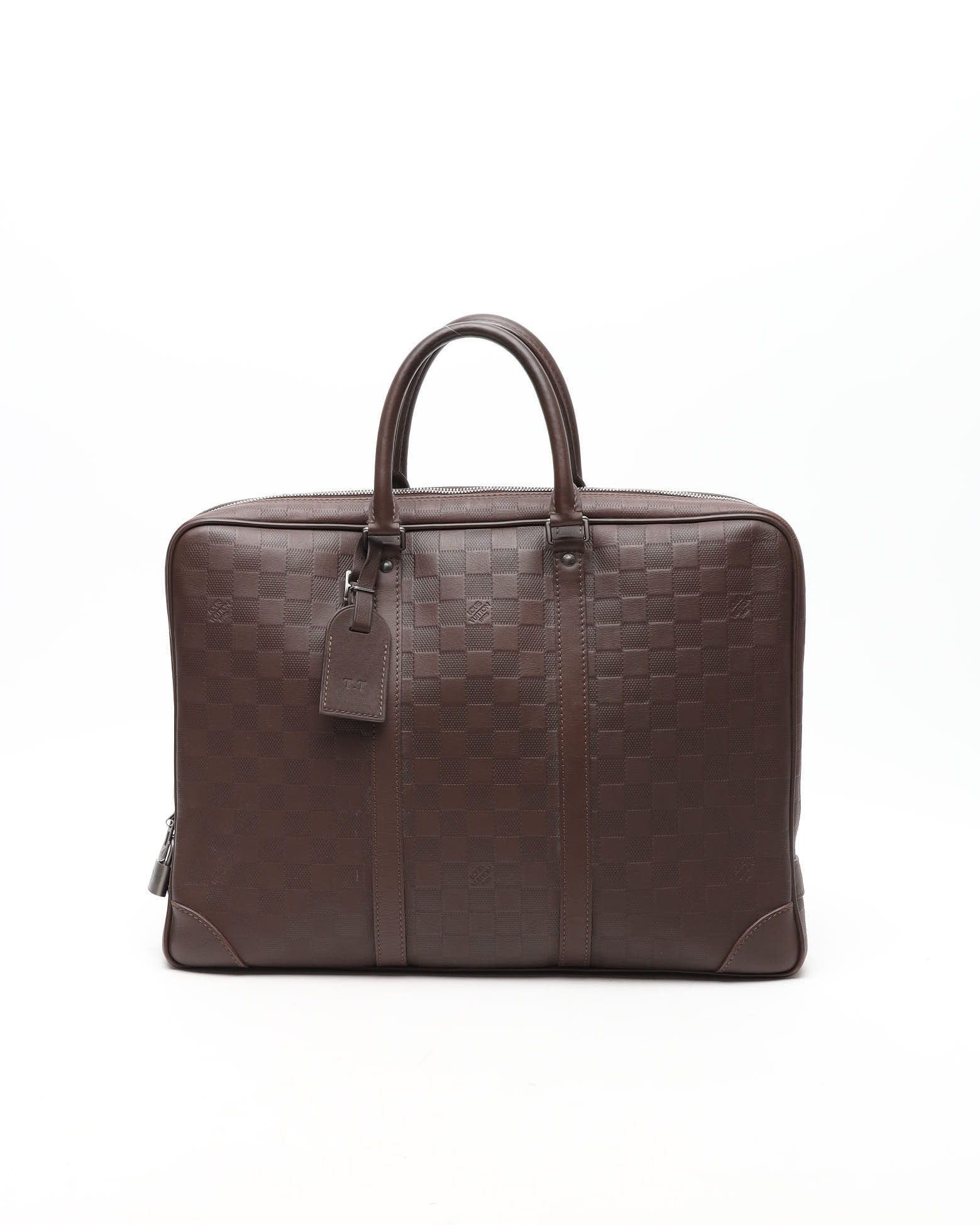 Louis Vuitton Damier Infini Porte Documents Voyage Bag