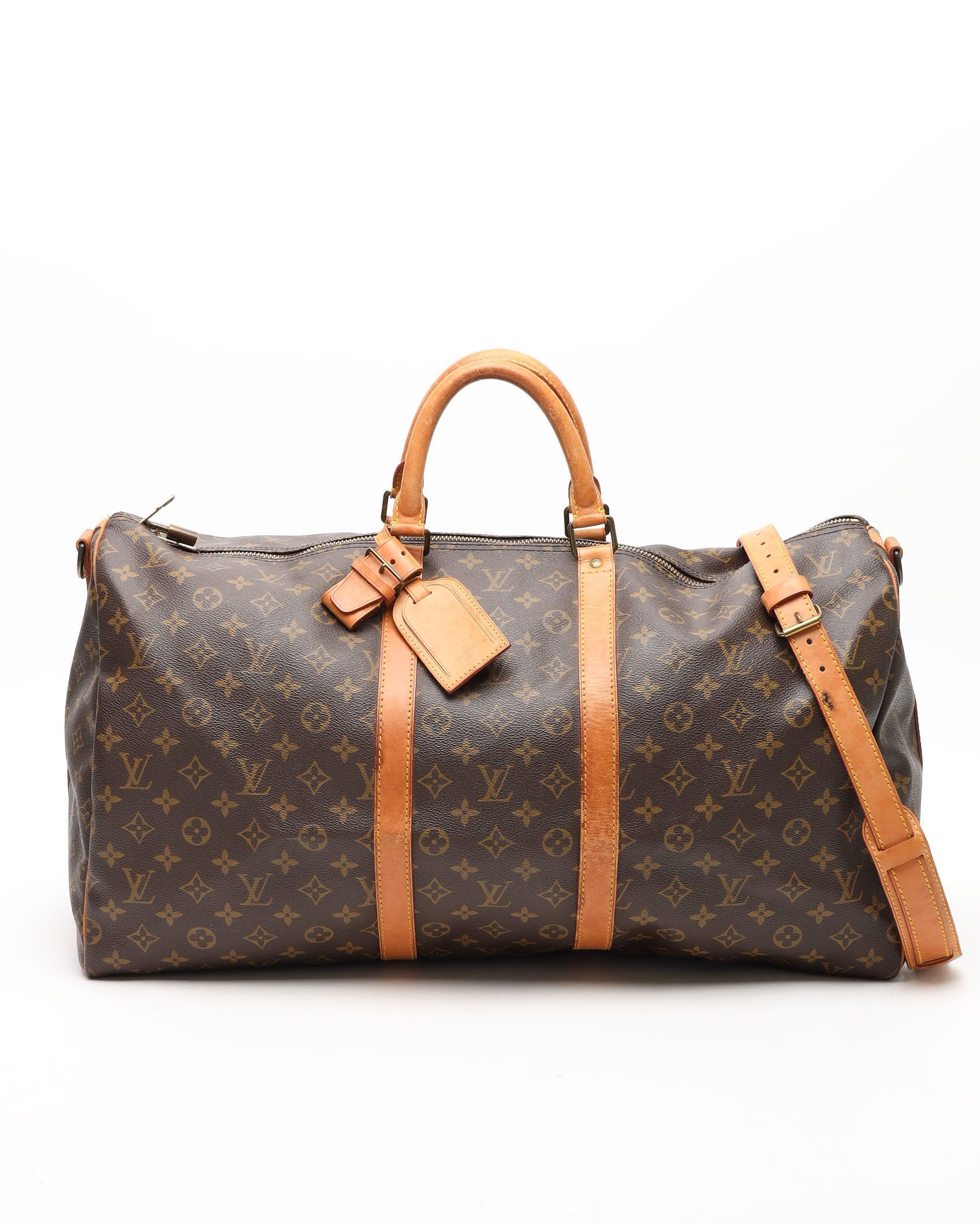 Louis Vuitton Monogram Keepall Bandoulière 55 Weekend Bag