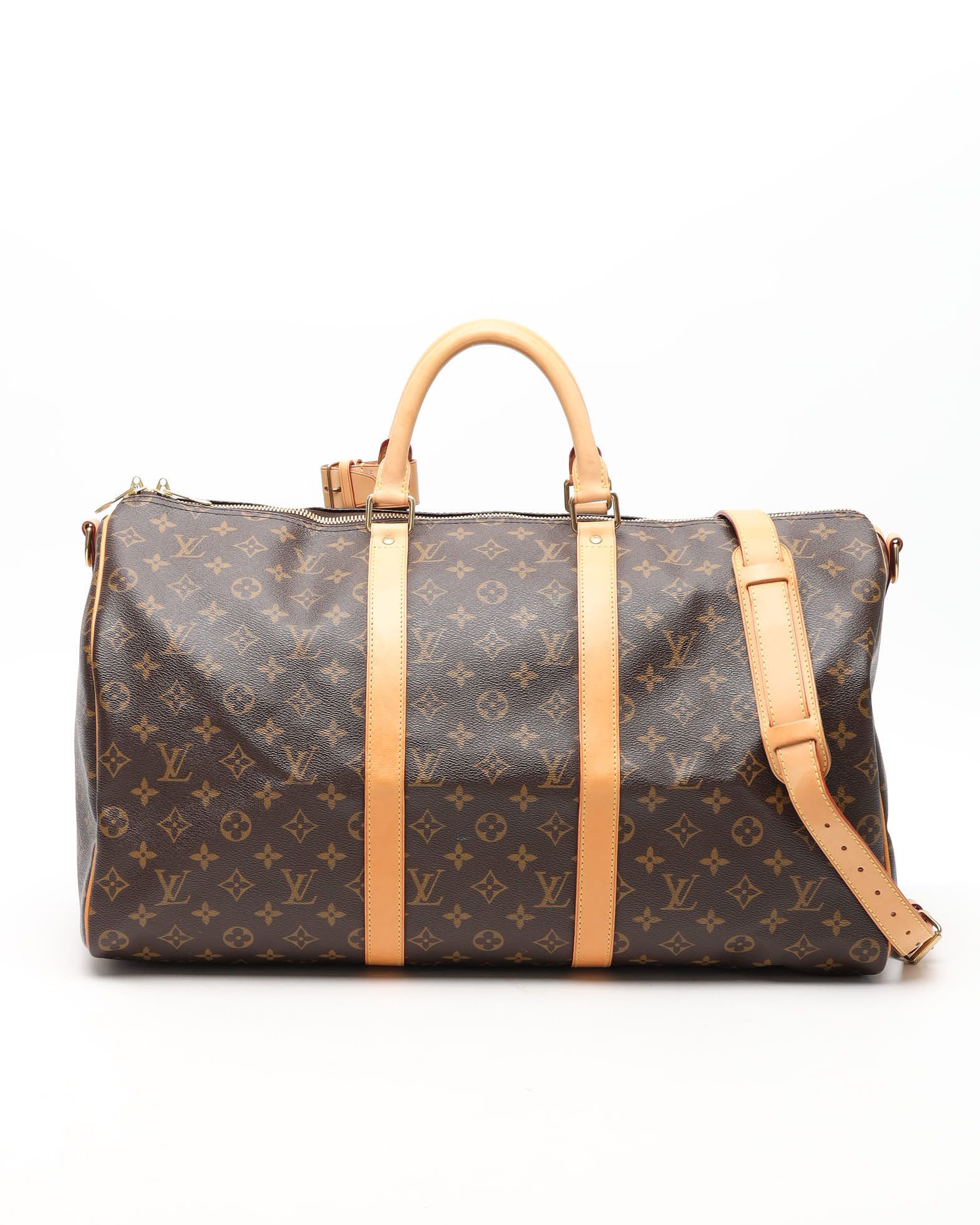 Louis Vuitton Monogram Keepall Bandoulière 50 Weekend Bag