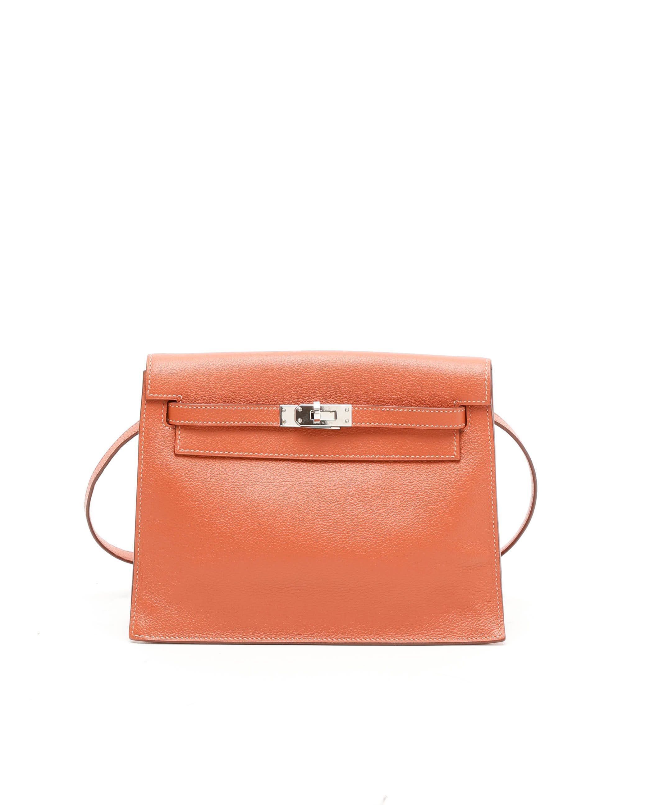Hermès Kelly Danse II Evercolor Blush Bag