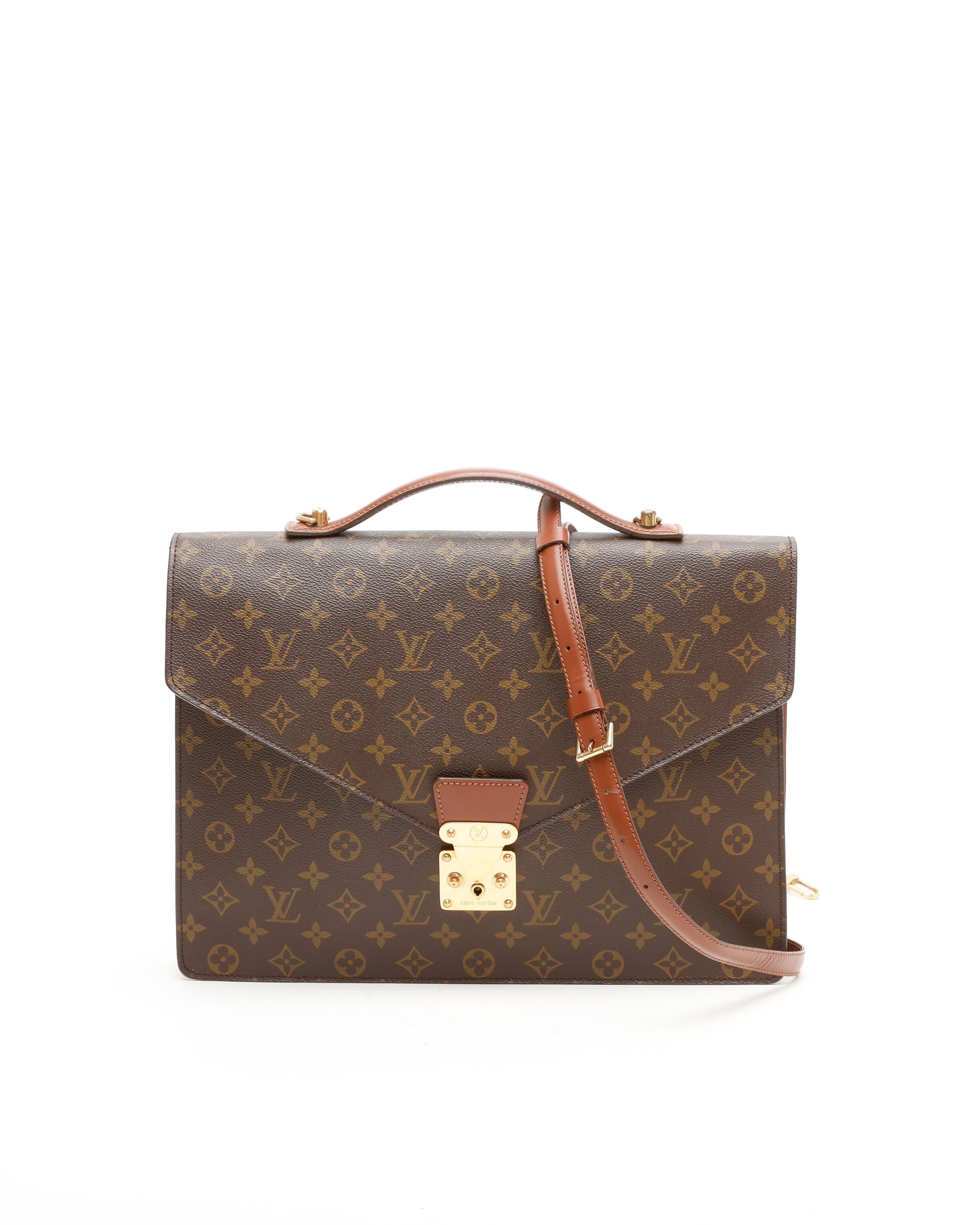 Louis Vuitton Monogram Porte Documents Senateur Business bag