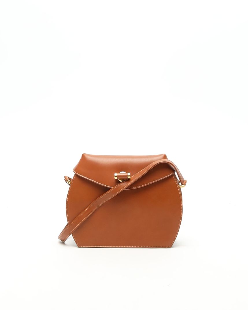 Gucci Origami Crossbody Bag In Brown
