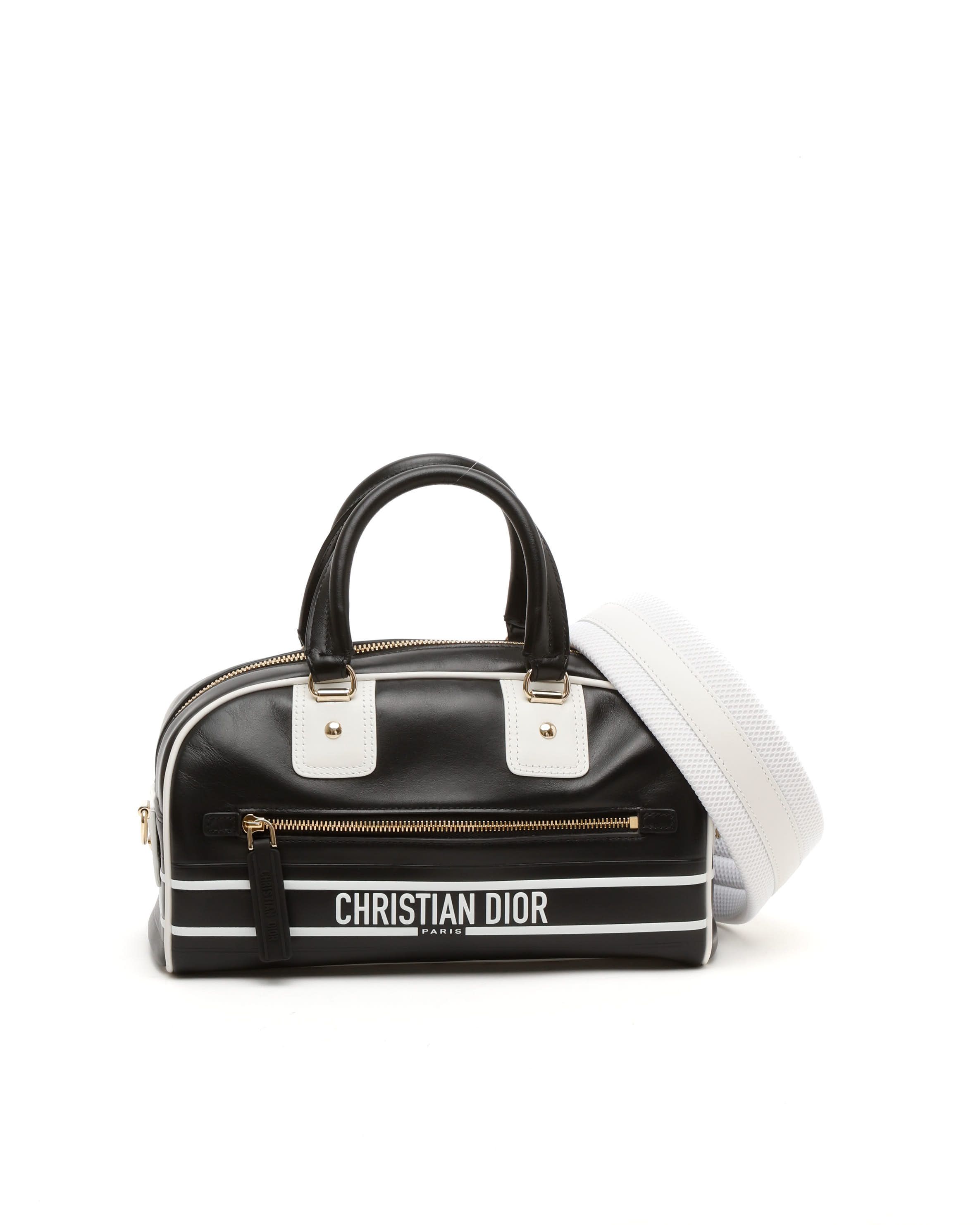 Christian Dior Small Vibe Zip Bowling Bag