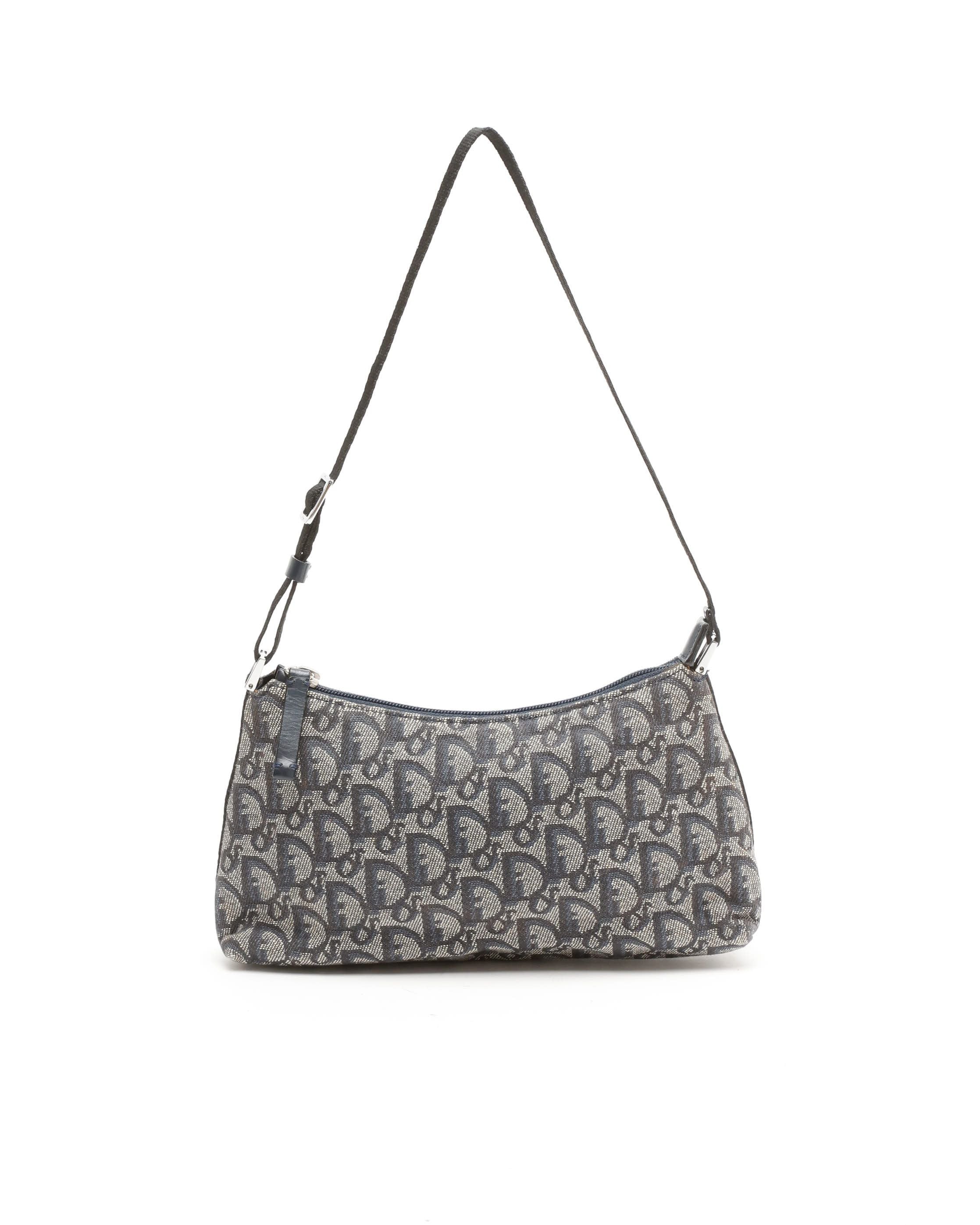 Christian Dior Diorissimo Canvas Shoulder Bag