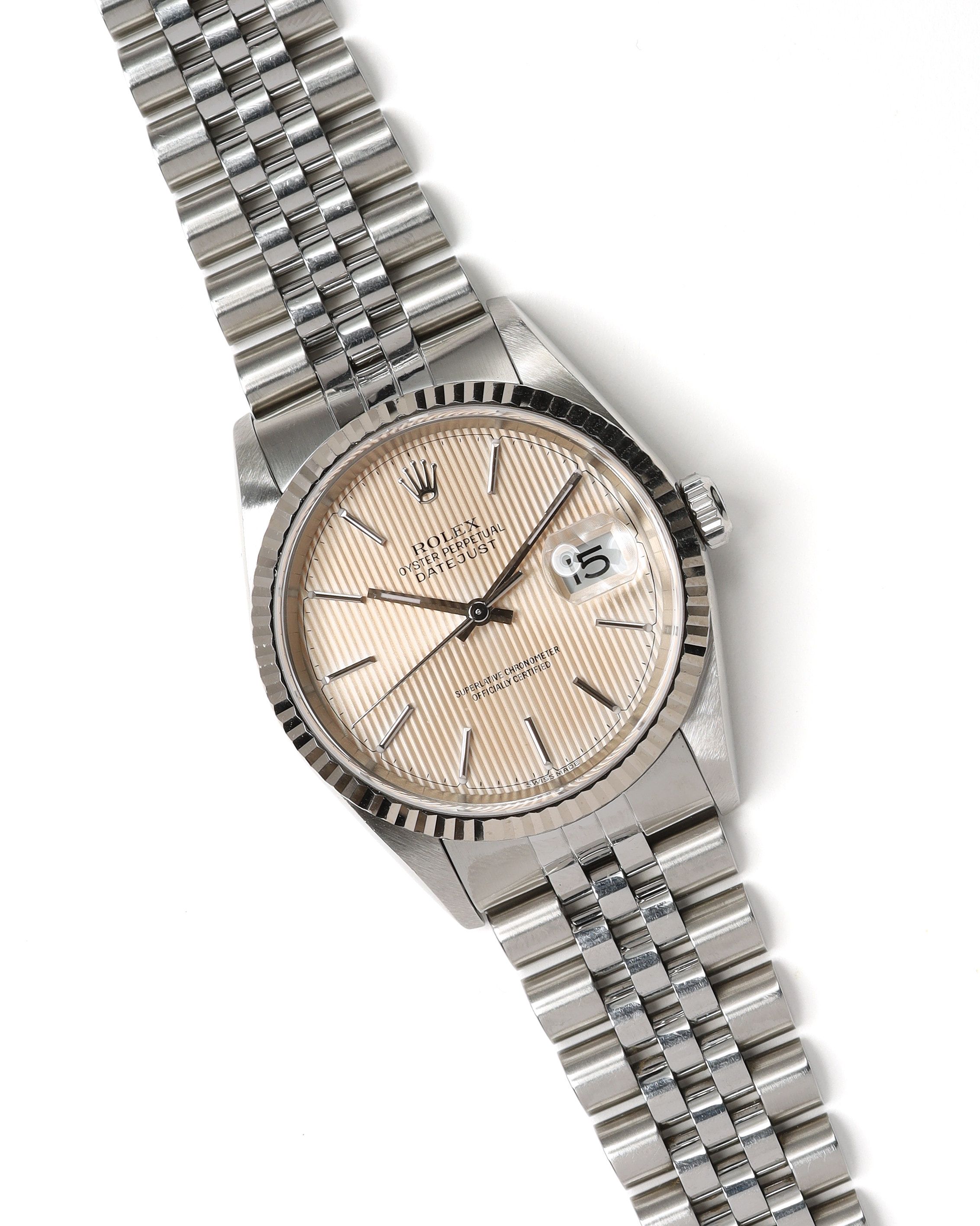 Rolex Datejust 36mm Rare Tropical Tapestry Dial 2000 Watch