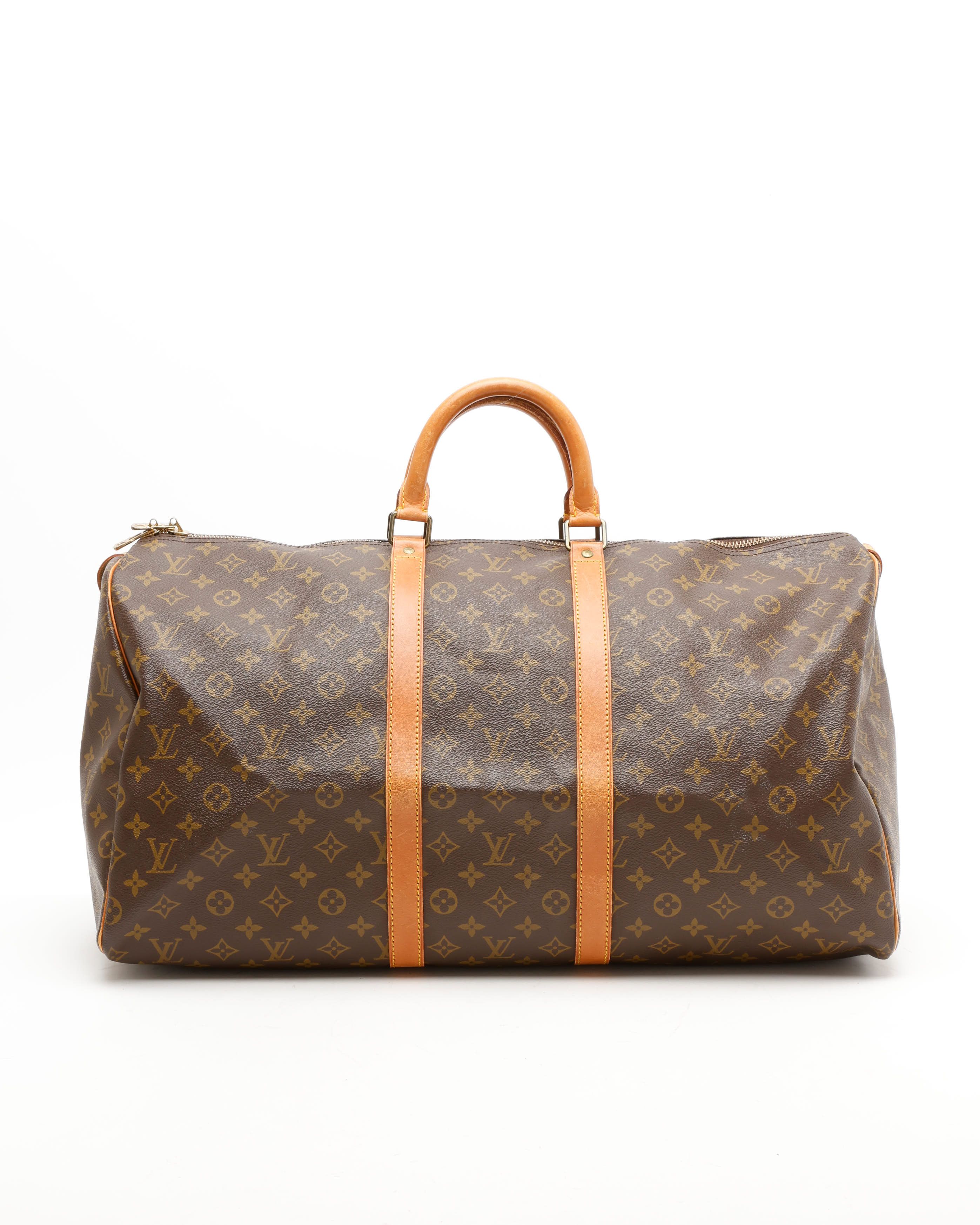 Louis Vuitton Monogram Keepall 55 Weekend Bag