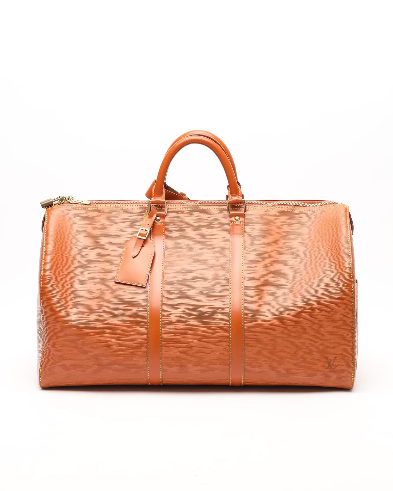 Louis Vuitton Epi Cipango Keepall 50 Weekend Bag