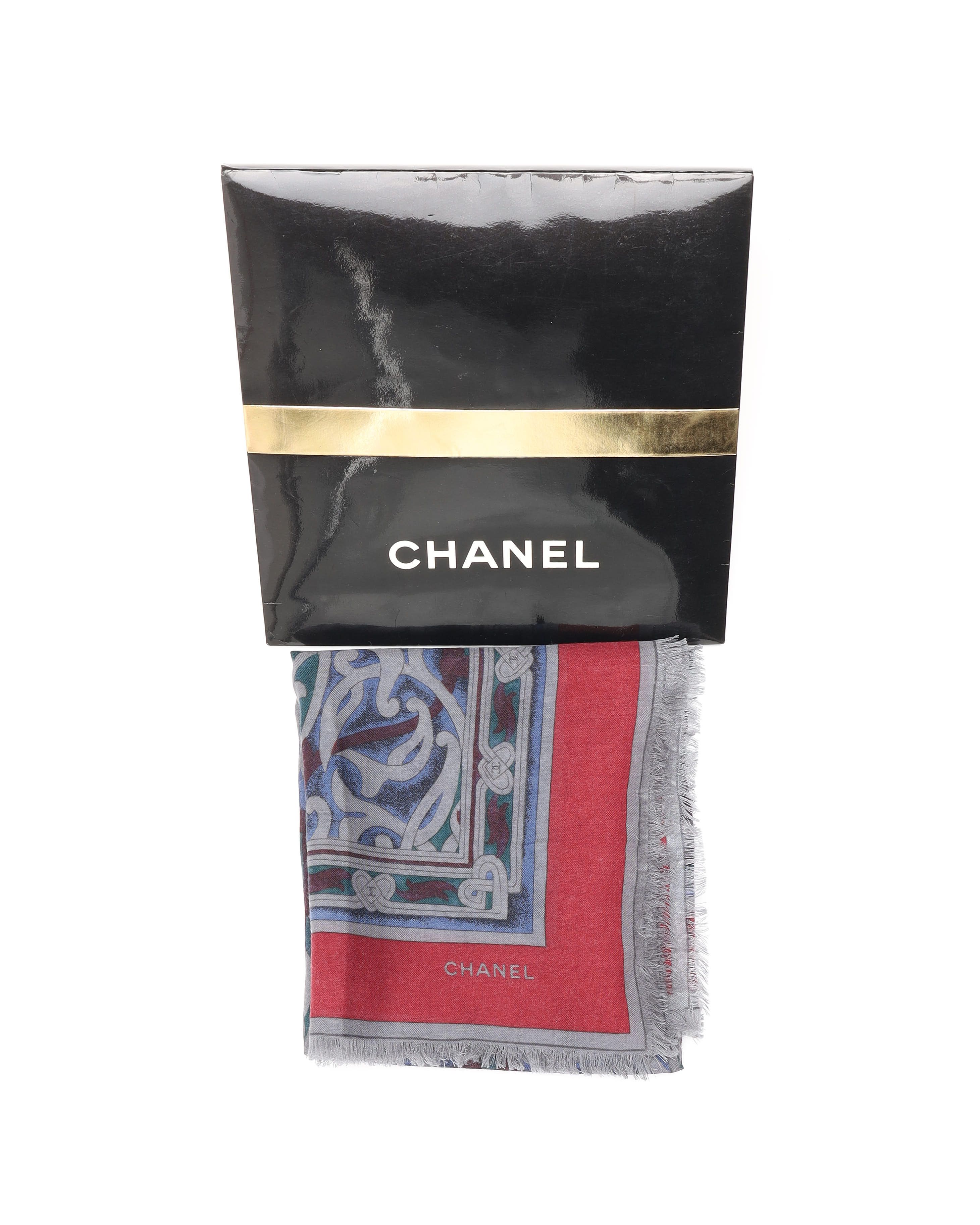 Chanel Cashmere Silk Scarf