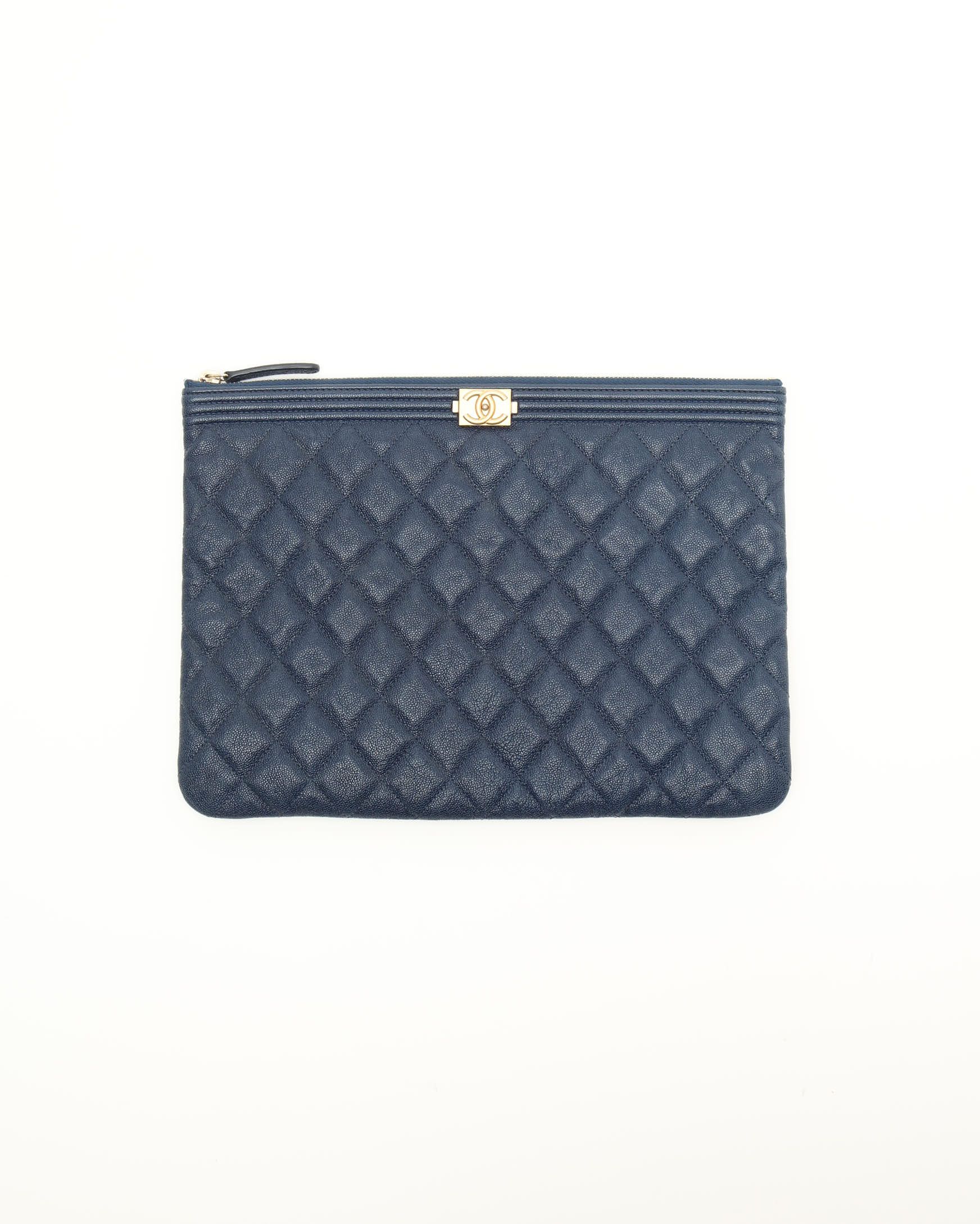 Chanel Caviar Boy Pouch