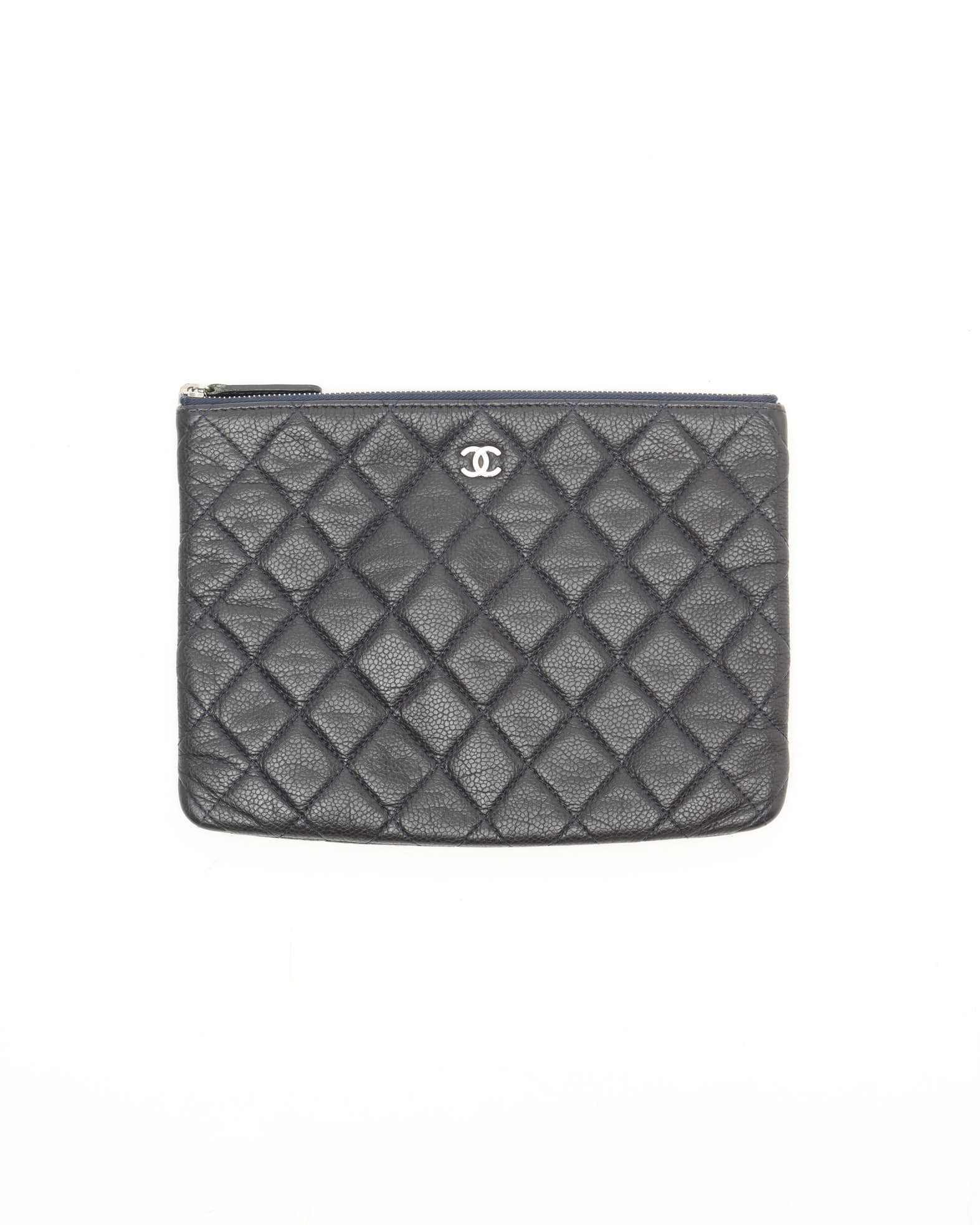 Chanel Coco Mark Lambskin Pouch