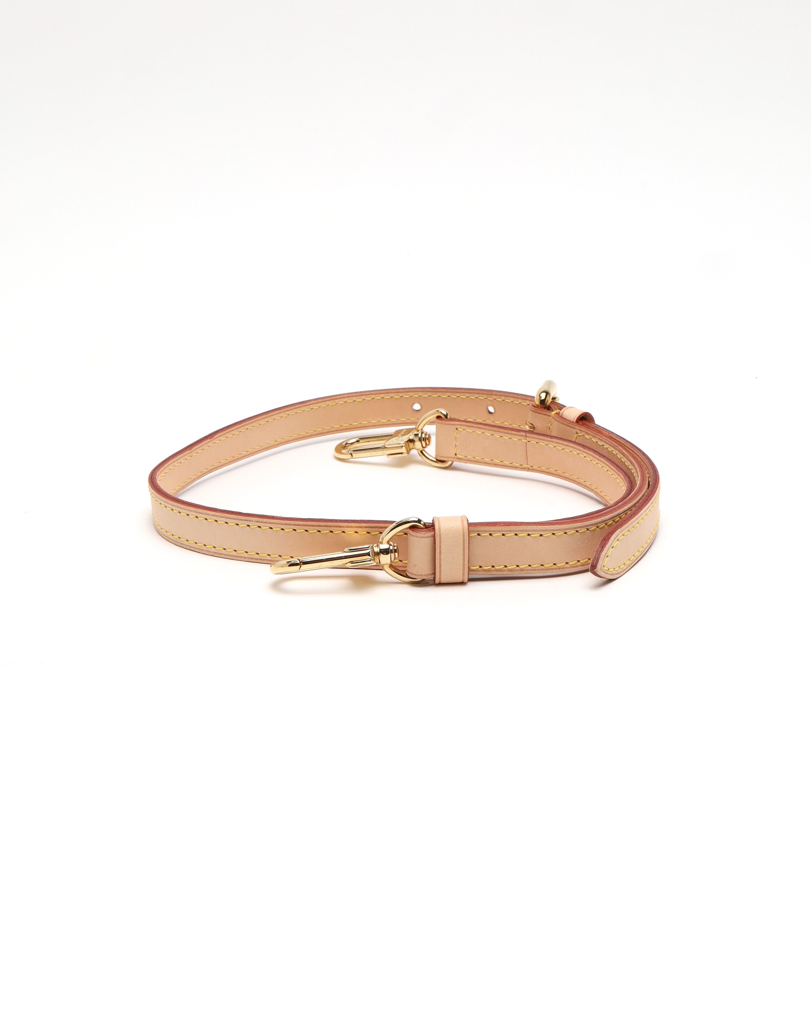 Pre-owned Louis Vuitton Shoulder Strap In Sand