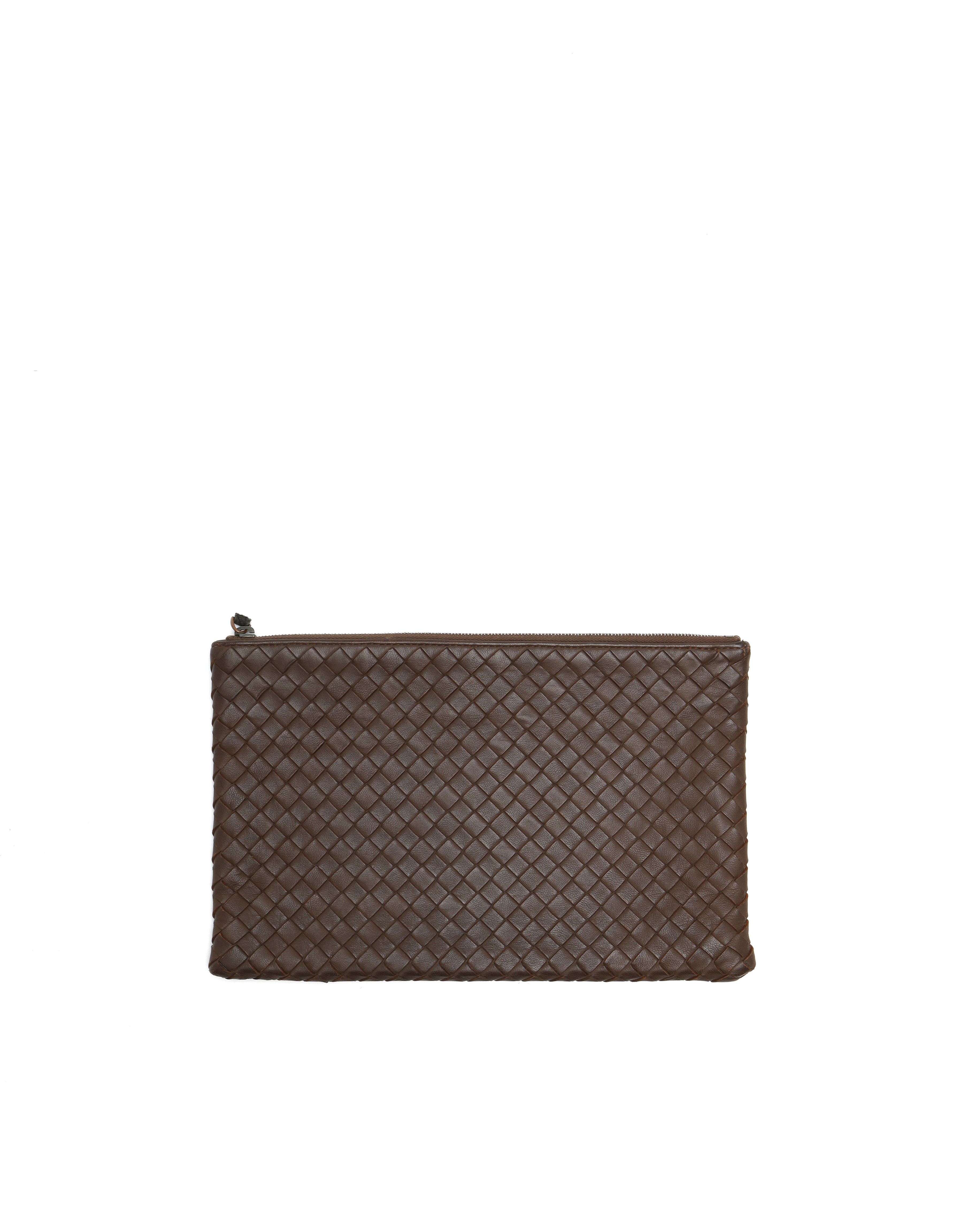 Bottega Veneta Intrecciato Leather Clutch Bag