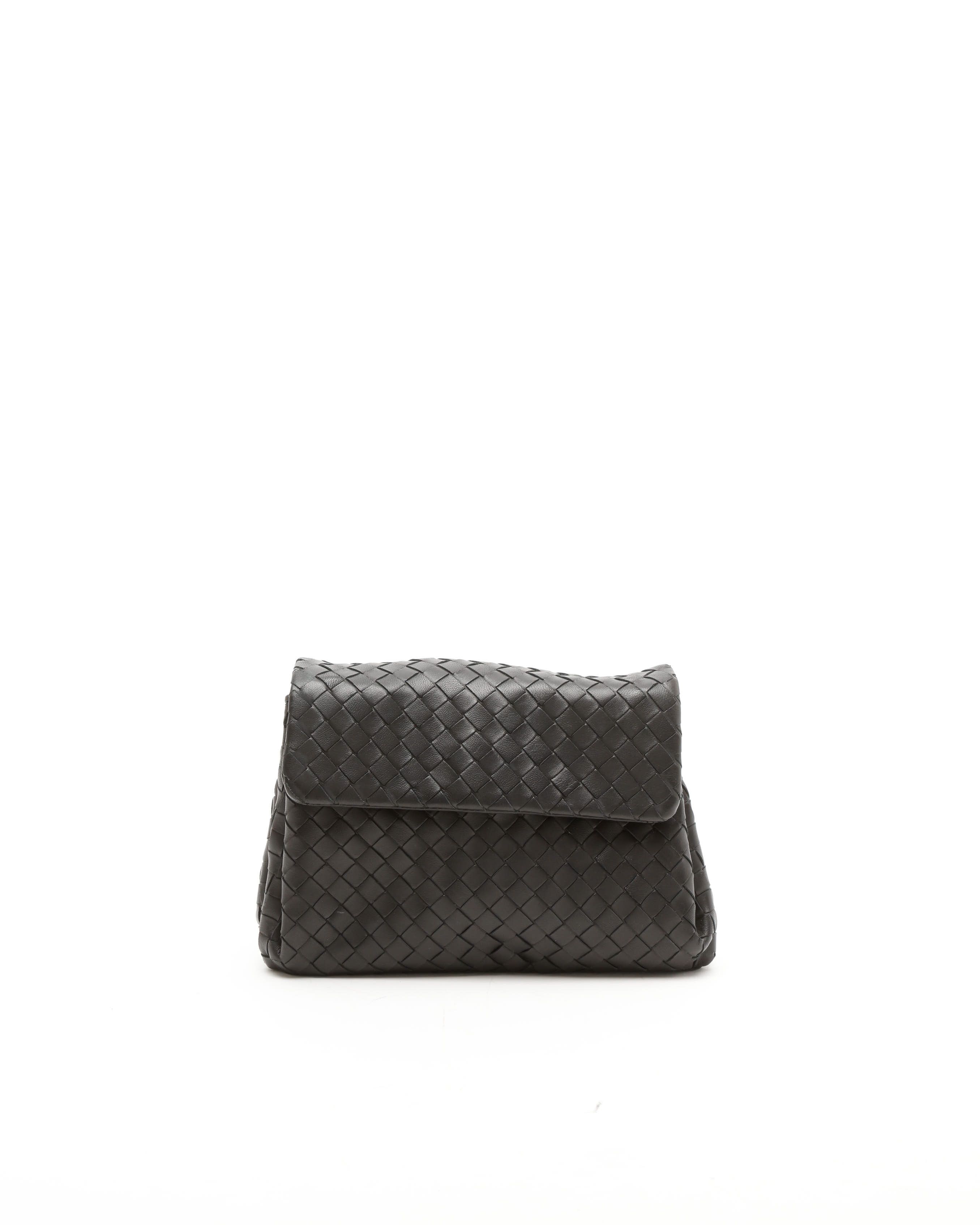 Bottega Veneta Intrecciato Leather Clutch Bag