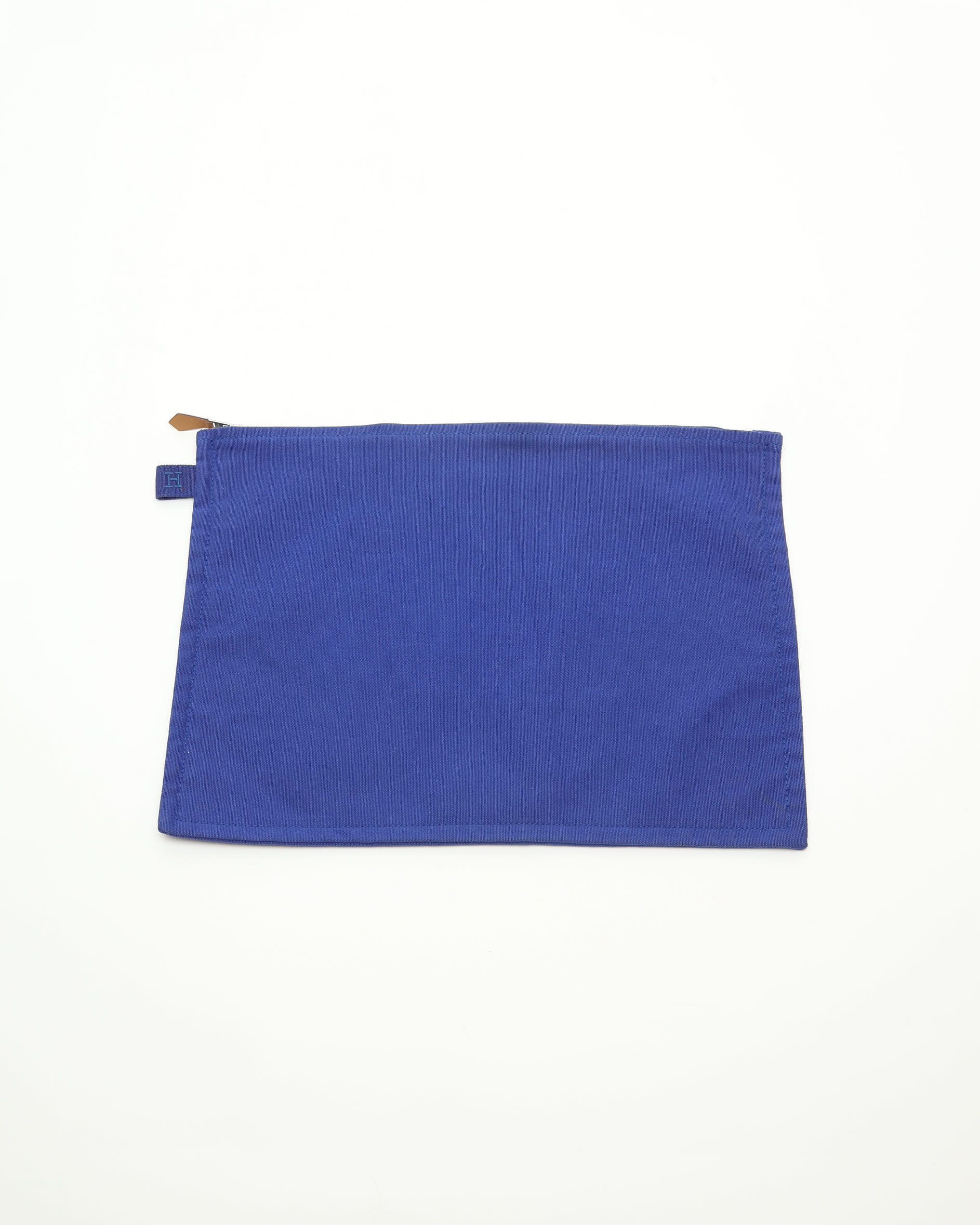 Hermès Canvas Pouch
