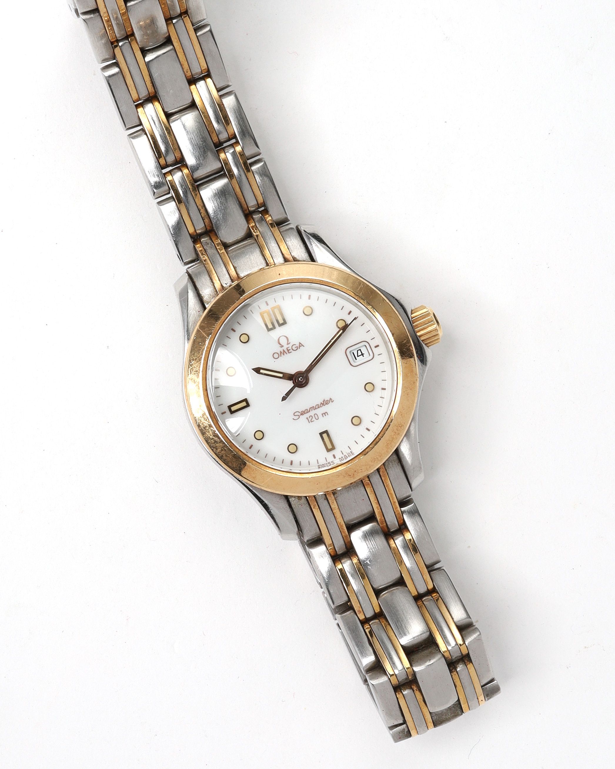Omega Lady-Seamaster 120 M 26mm Quartz Full Set 1995 Watch