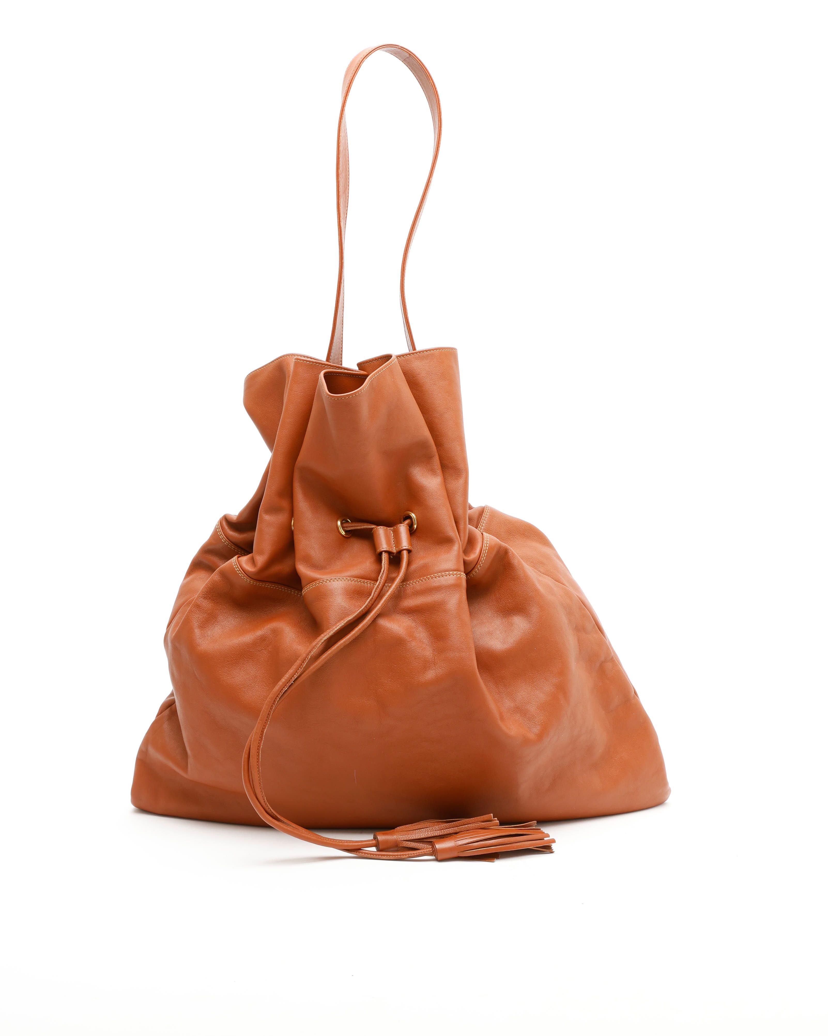 Saint Laurent Vintage Drawstring Bucket Bag
