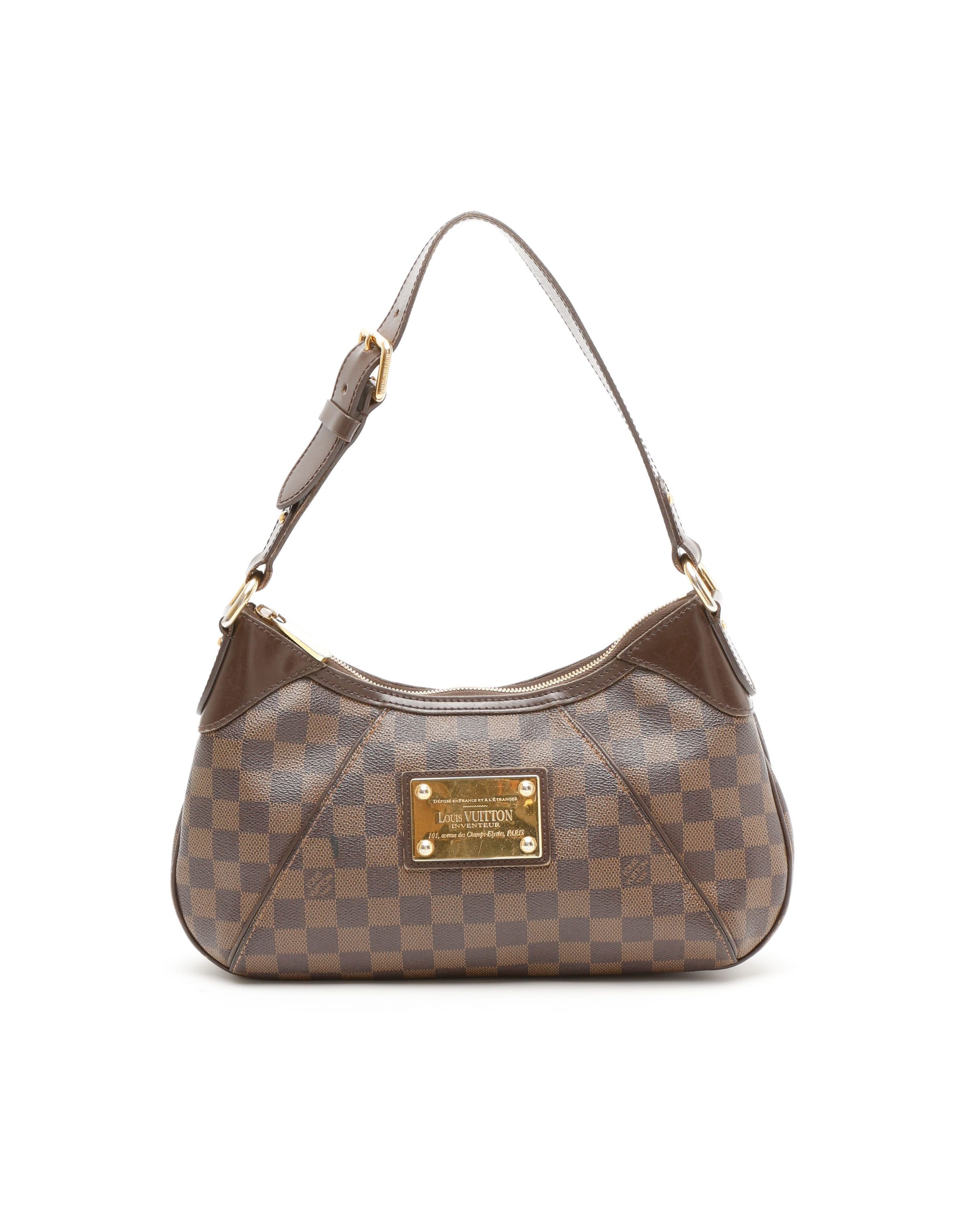 Louis Vuitton Damier Ebene Thames PM Shoulder Bag