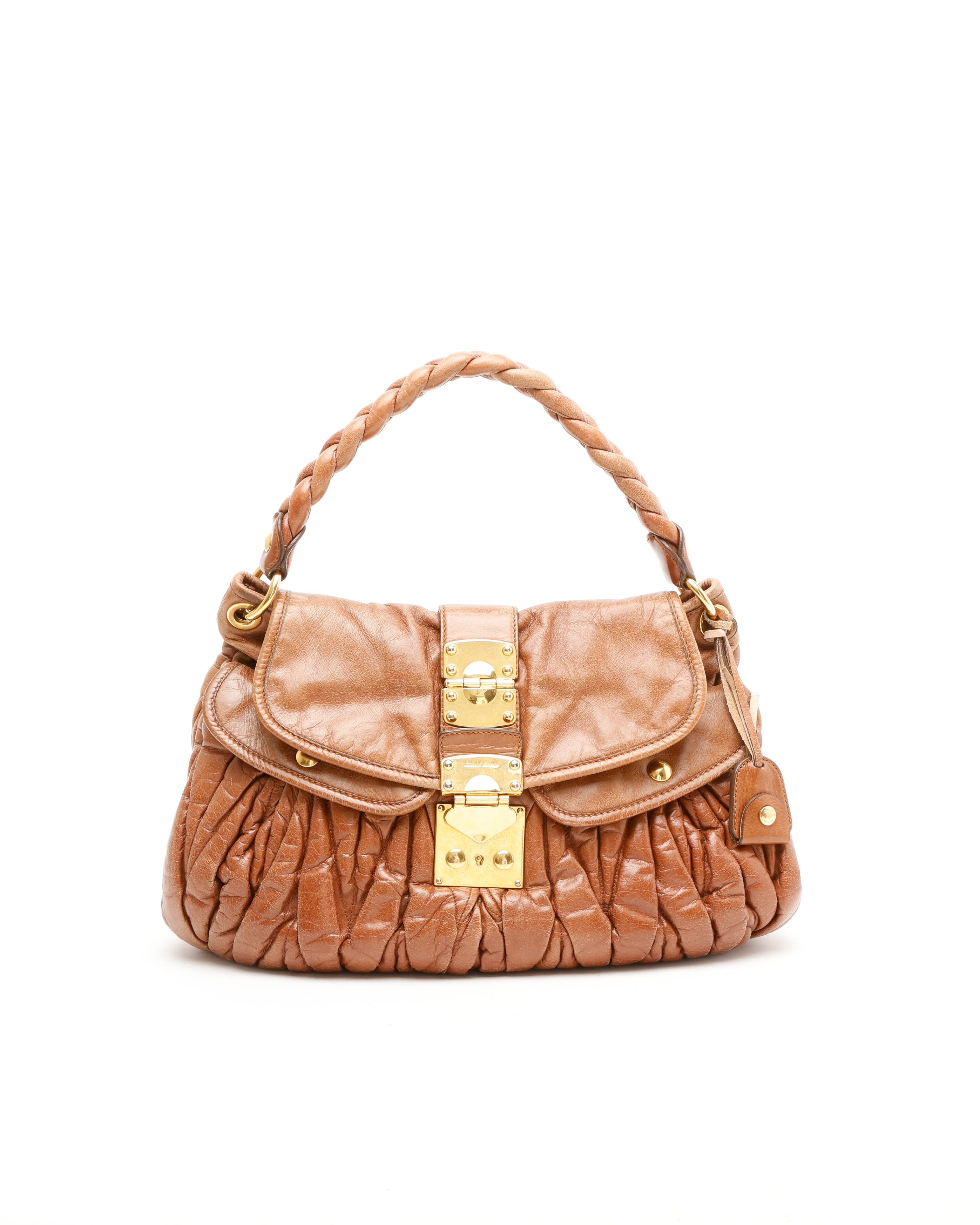 MIU MIU Matelasse Coffer Hobo Bag