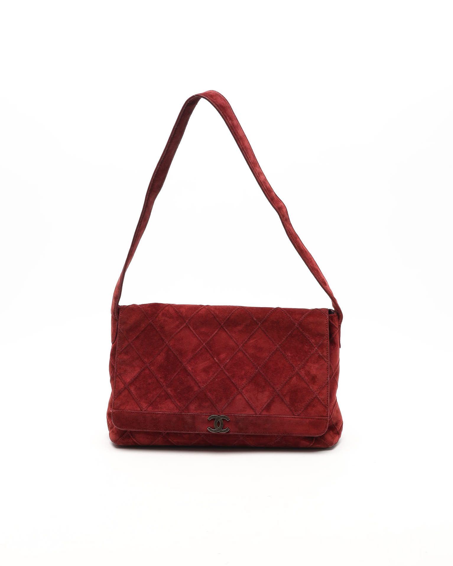 Chanel Suede Shoulder Bag