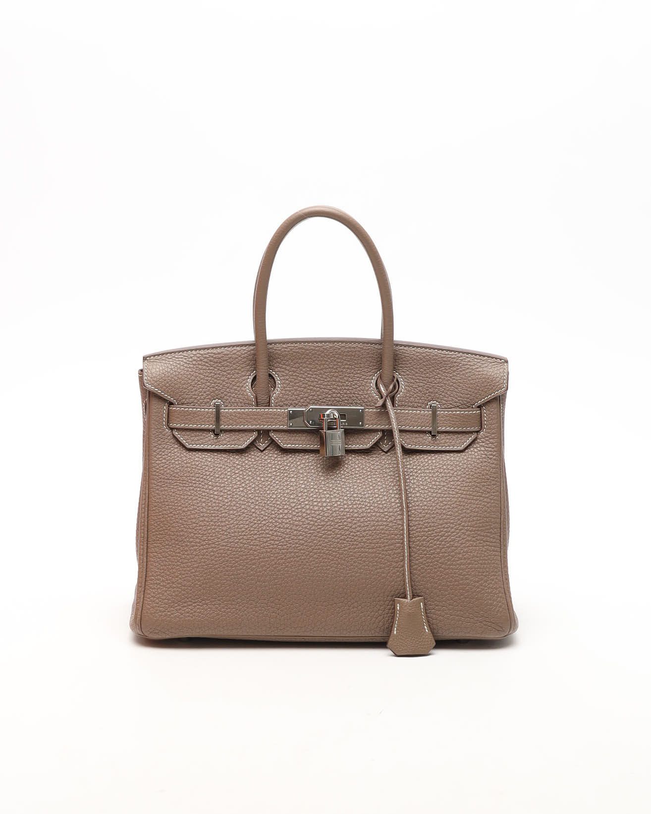 Hermès Birkin 30 Togo Etoupe Bag