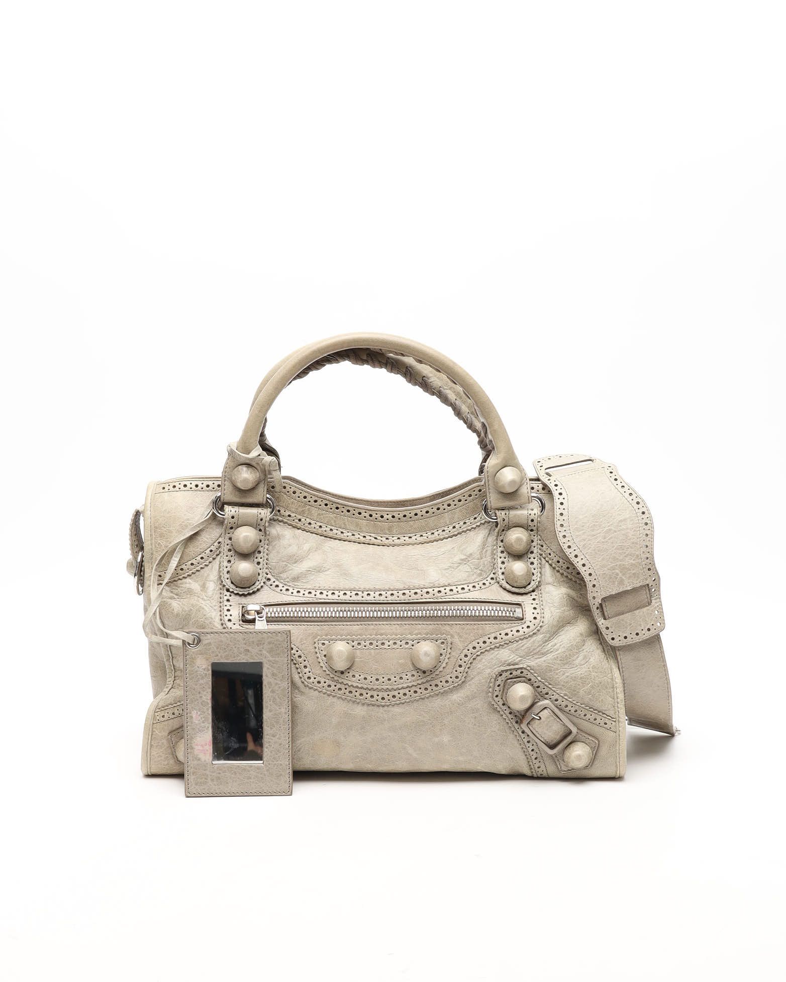 Balenciaga Motocross City Giant Covered Brogues Bag