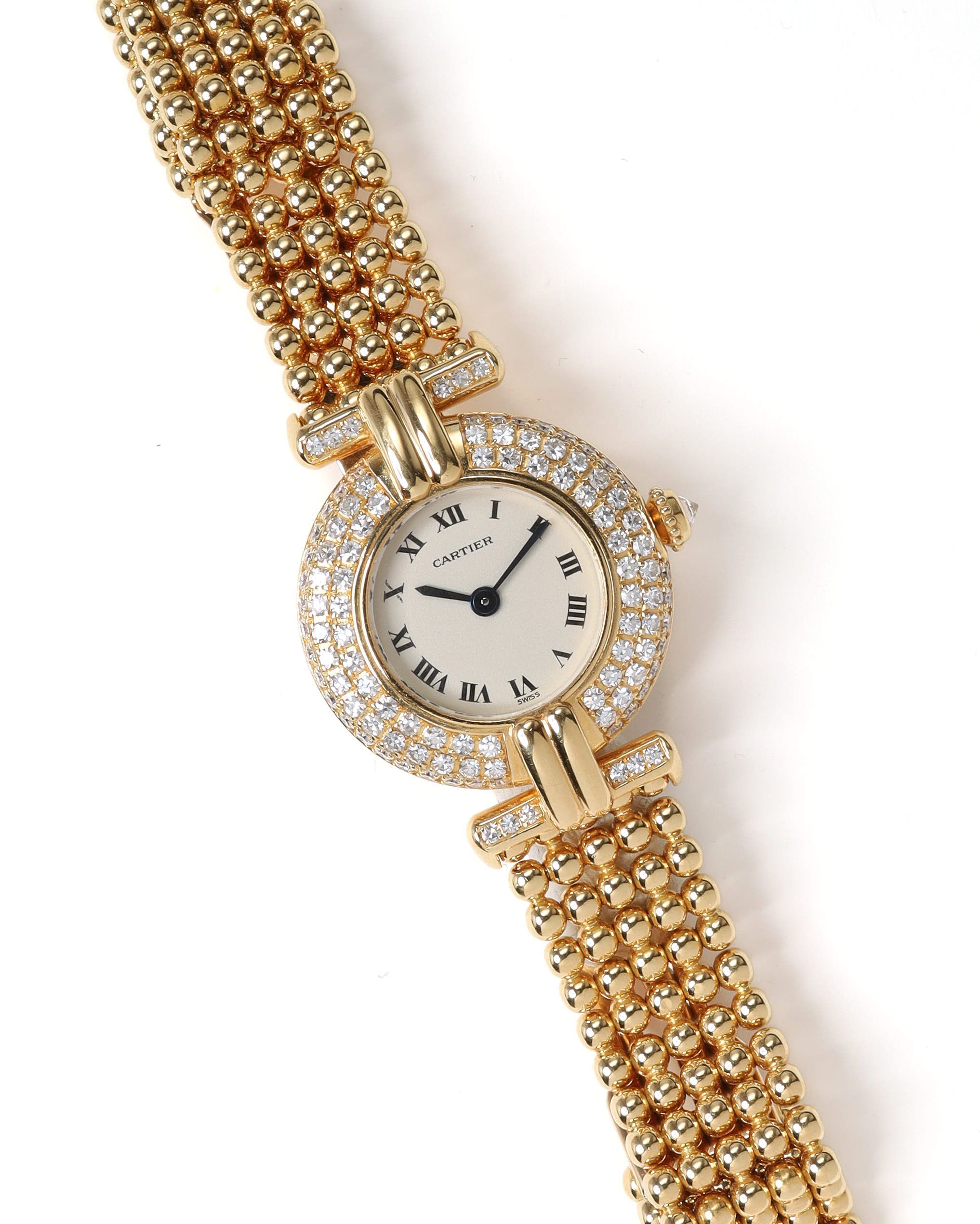 Cartier Colisee 25mm 18k Gold and Diamond Watch