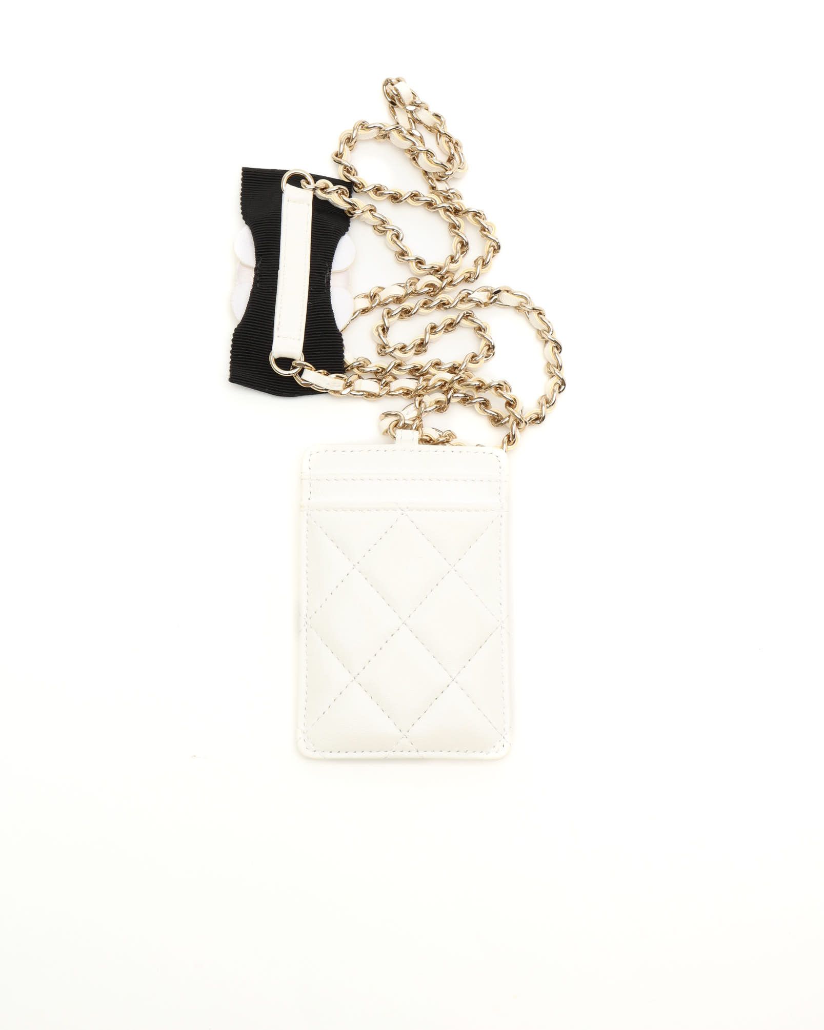 Chanel Card Holder on Chain Bag