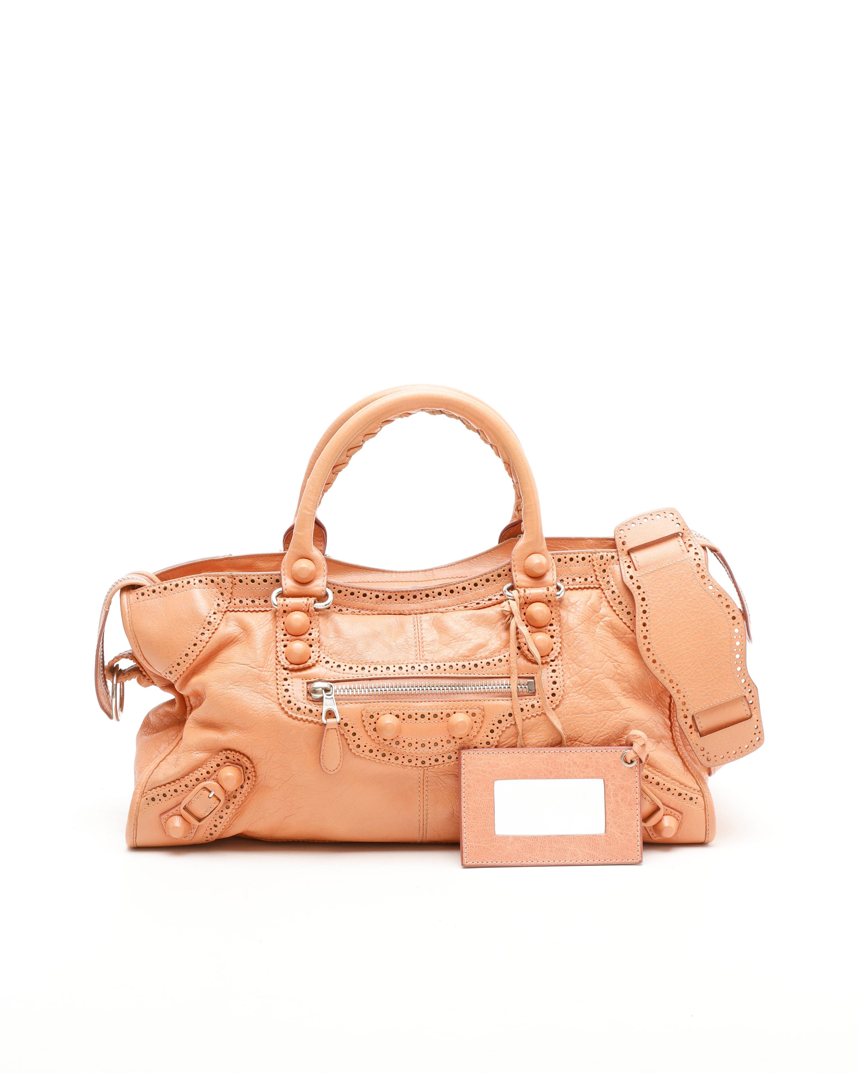 Balenciaga City Giant Brogues Bag