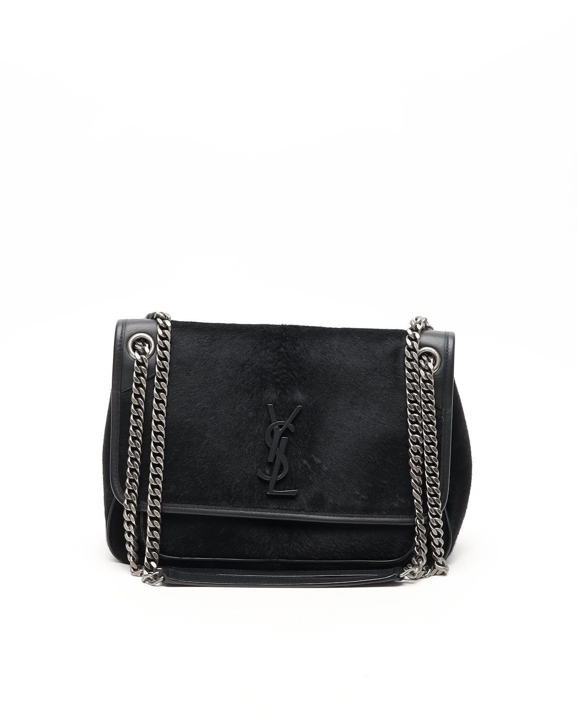 Saint Laurent Medium Niki Pony Hair Bag