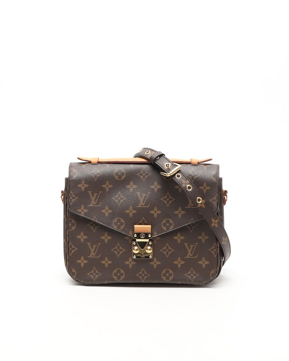Louis Vuitton Monogram Pochette Metis Handbag