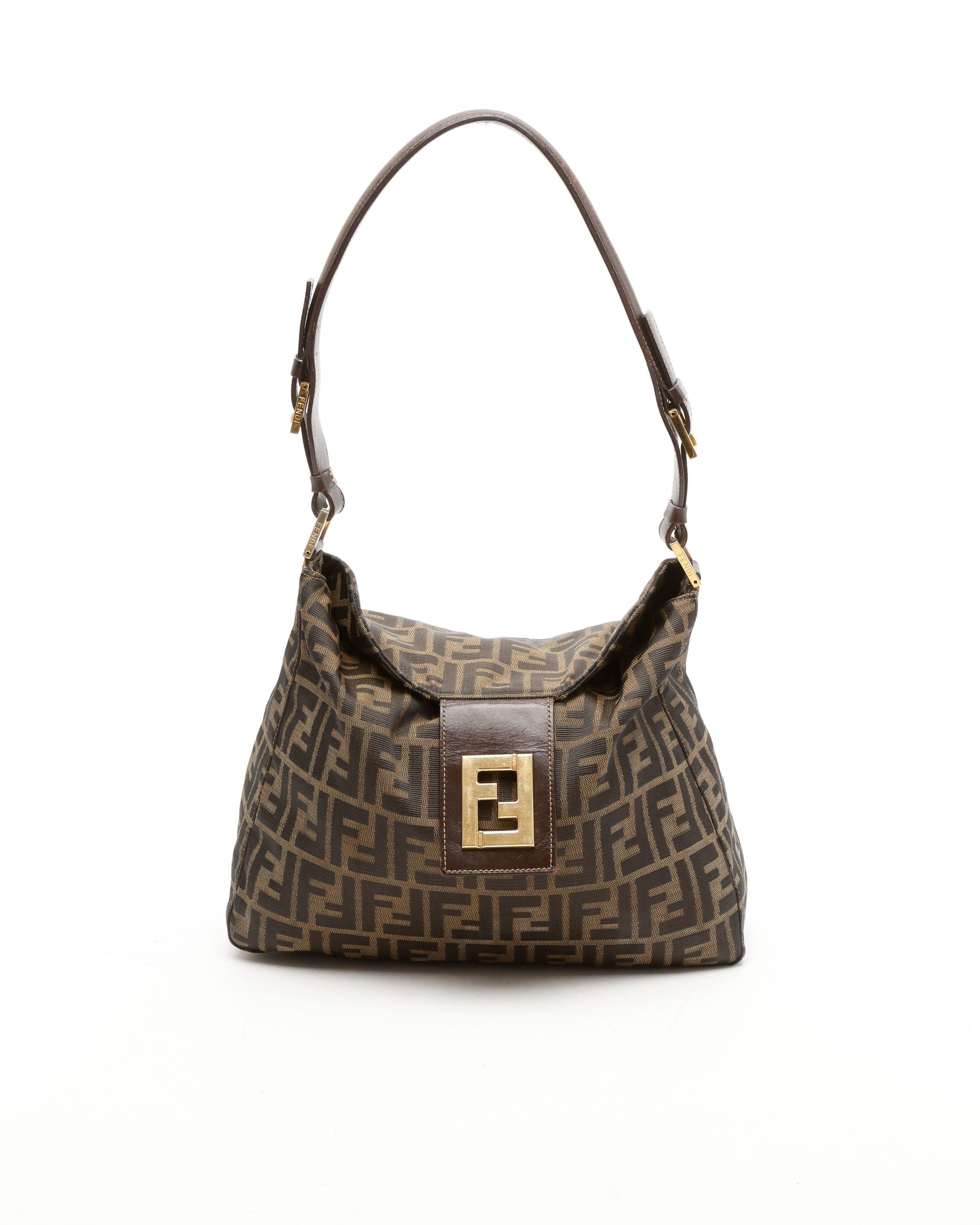 Fendi Large Zucca Shoulder Bag