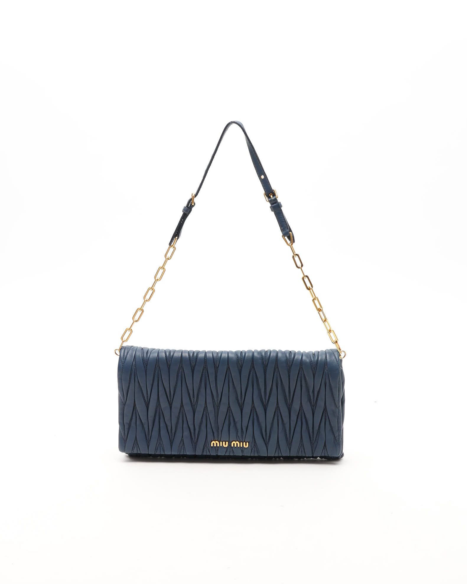 MIU MIU Matelassé Nappa Bag