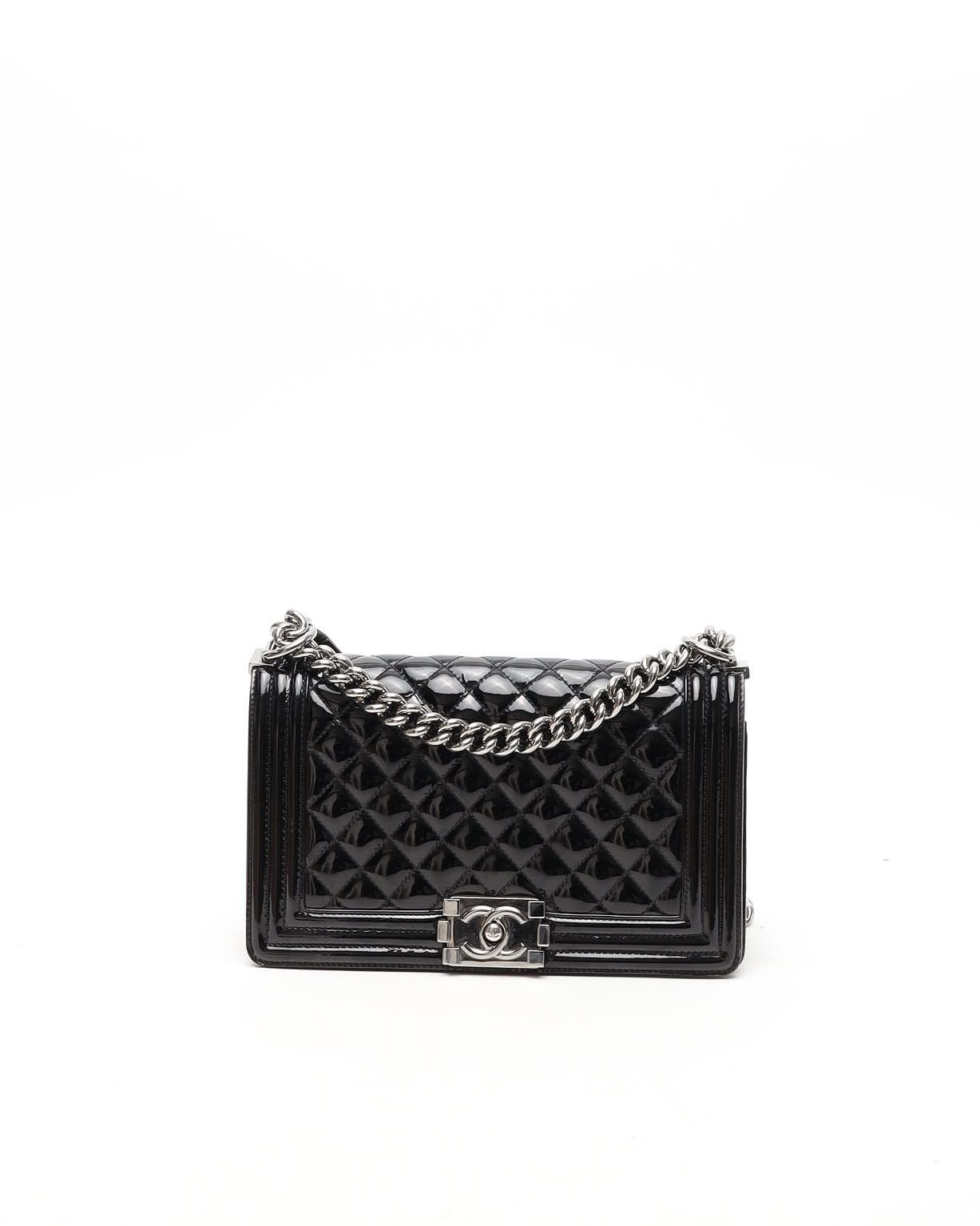 Chanel Medium Patent Boy Bag