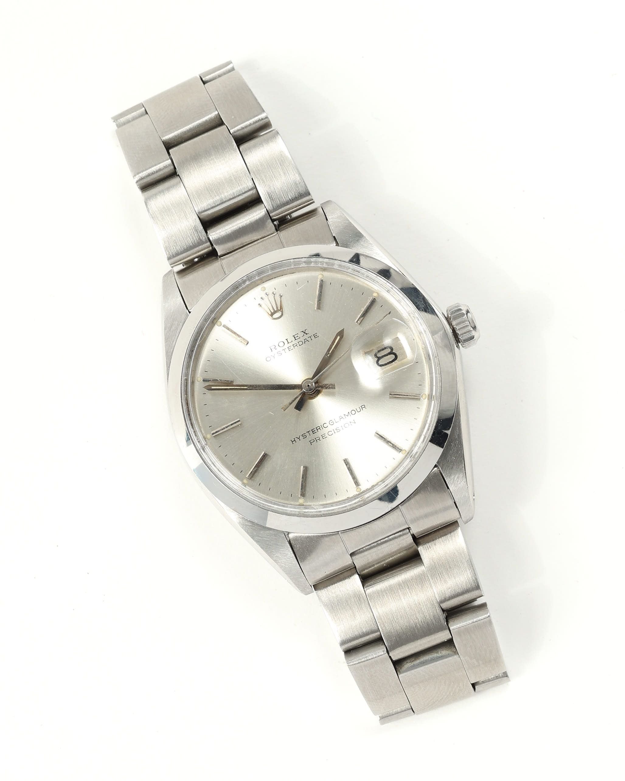 Rolex Oysterdate 34mm Hysteric Glamour Dial Ref 6694 Watch
