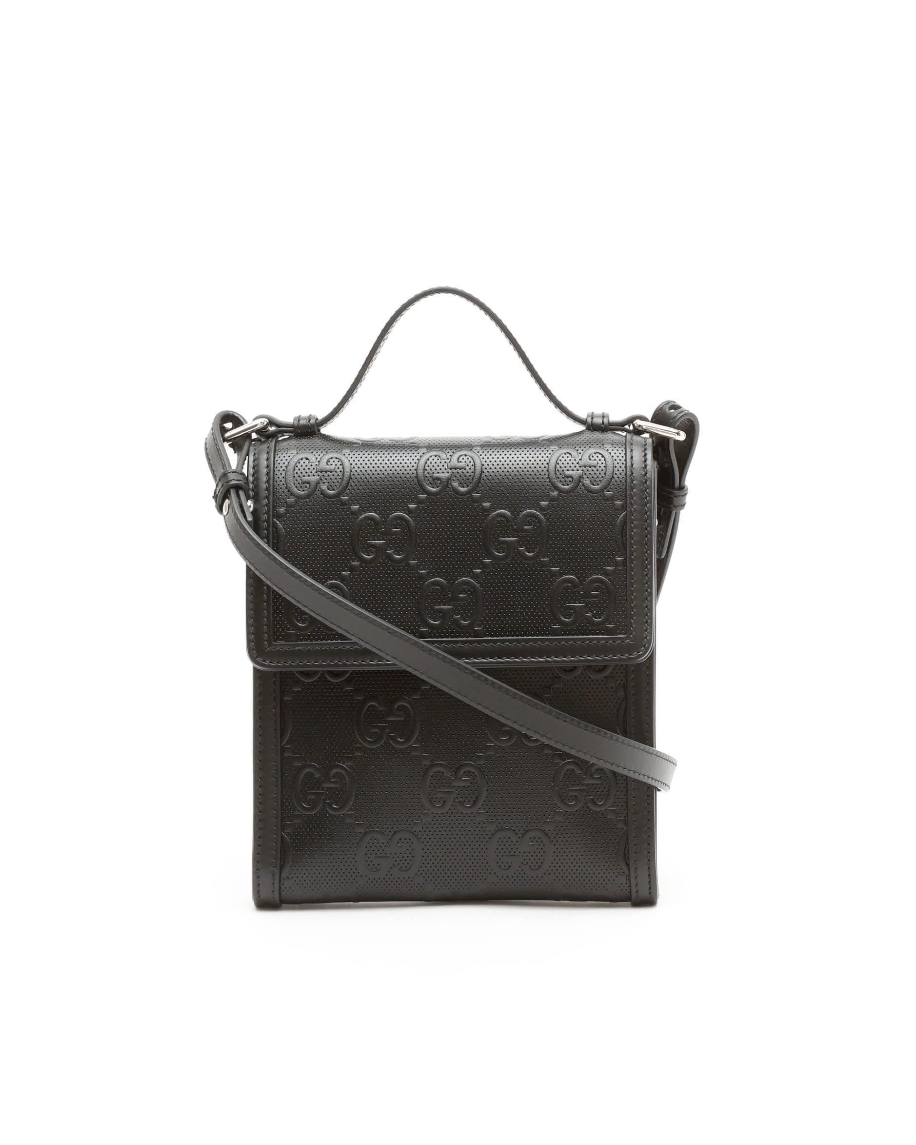 Gucci GG Embossed Messenger Bag