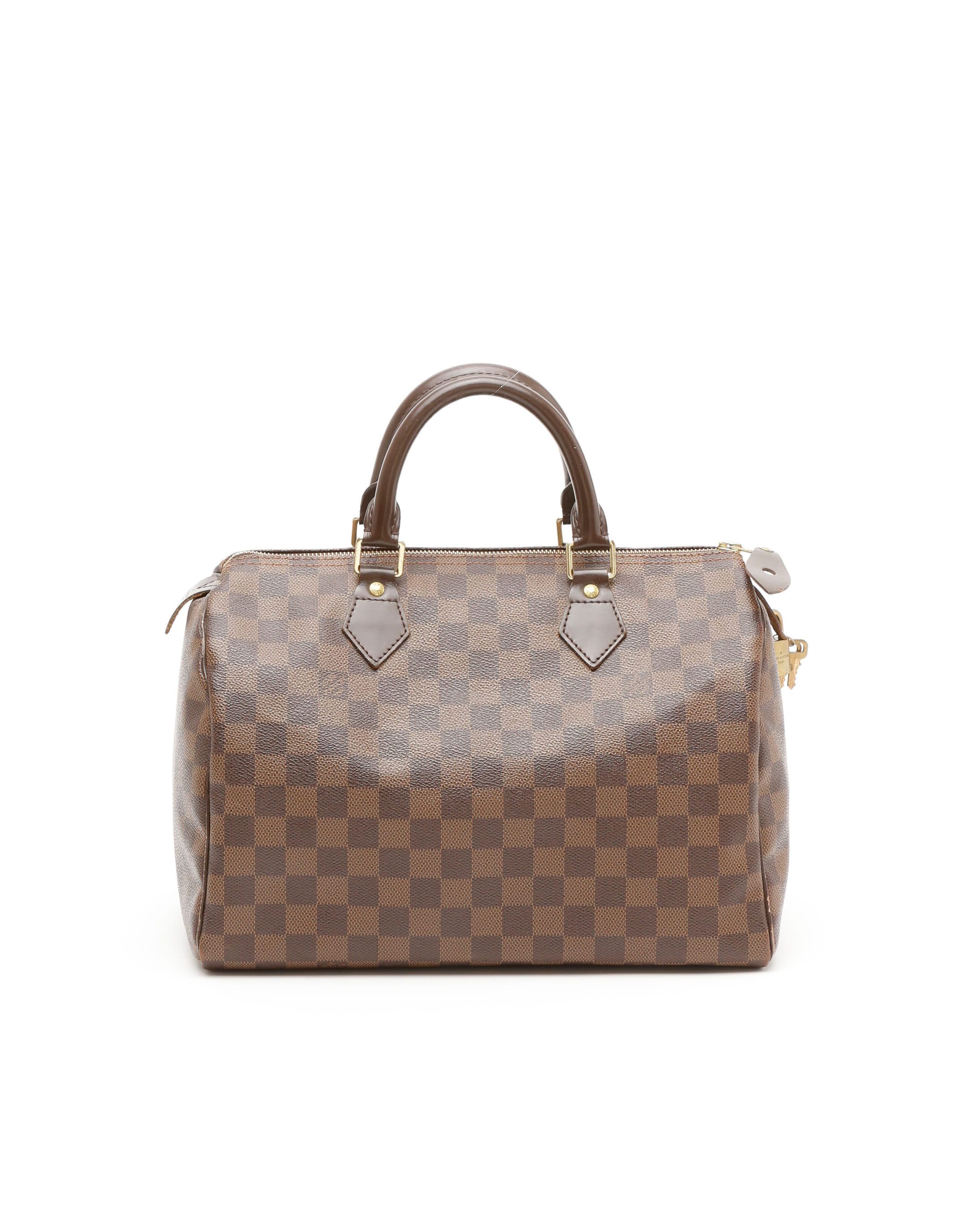 Louis Vuitton Damier Ebene Speedy 30 Bag