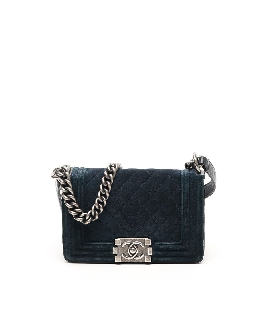 Chanel Small Velvet Boy Bag