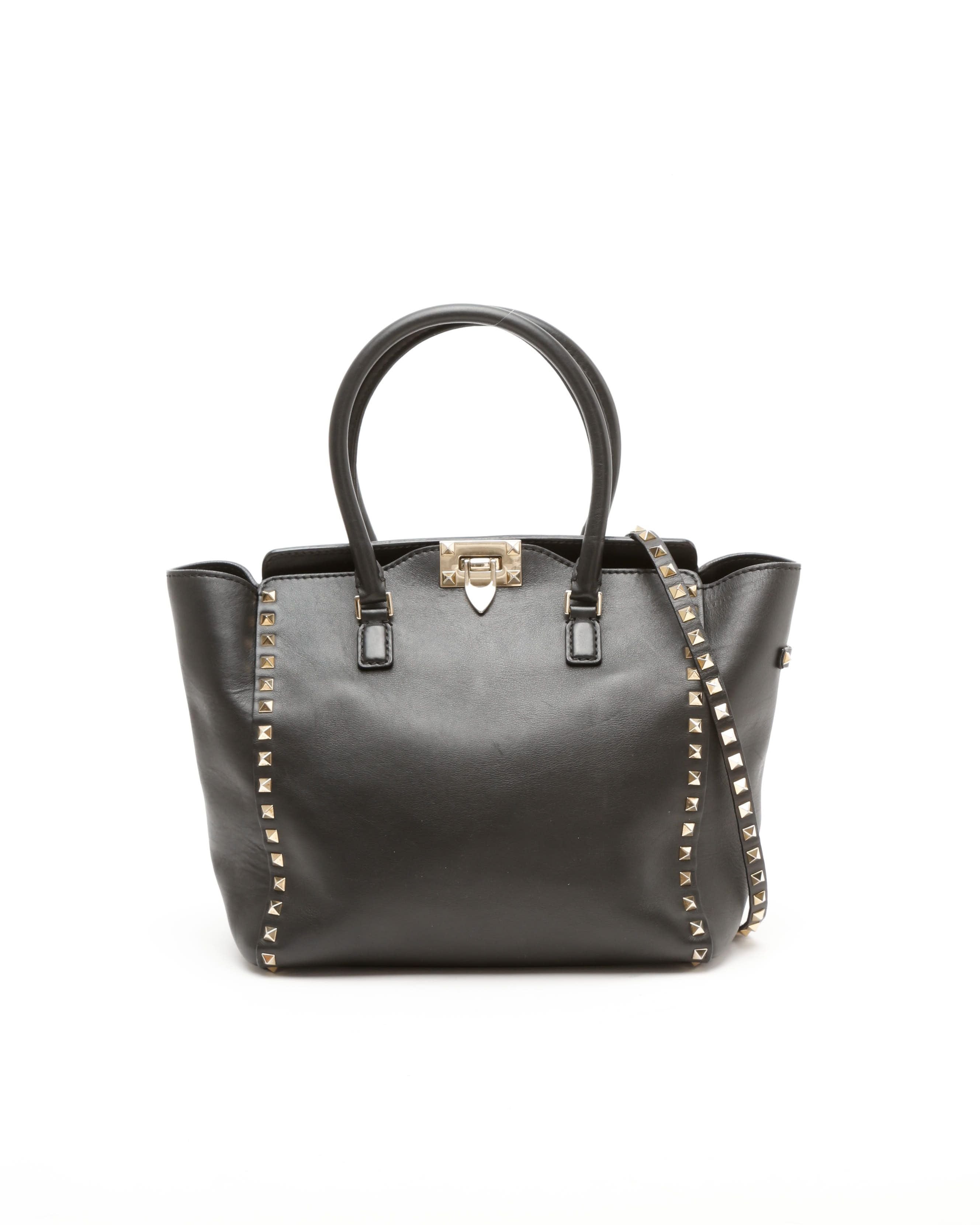 Valentino Small Rockstud Tote Bag