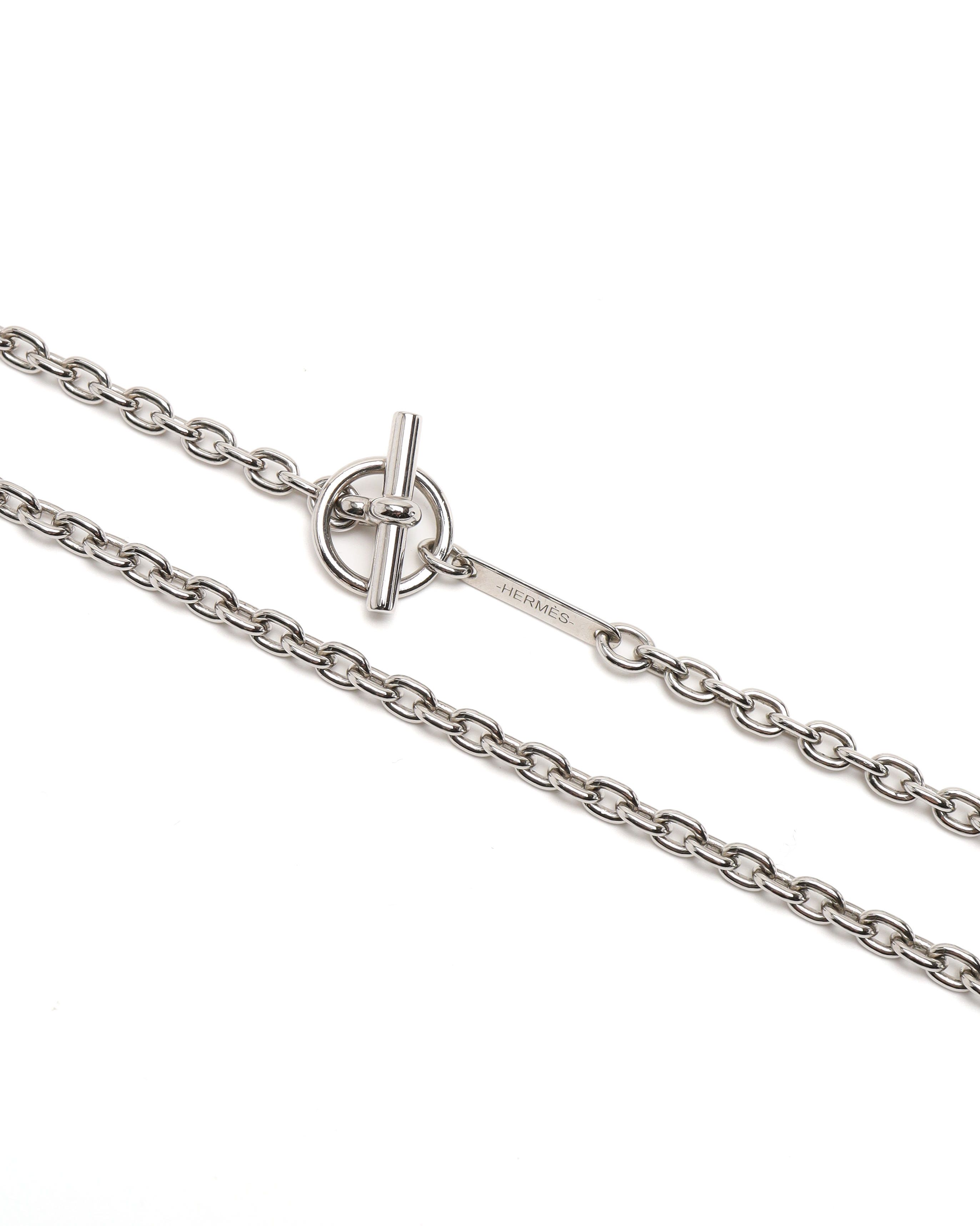 Pre-owned Hermes Hermès Carousel Necklace In Multi