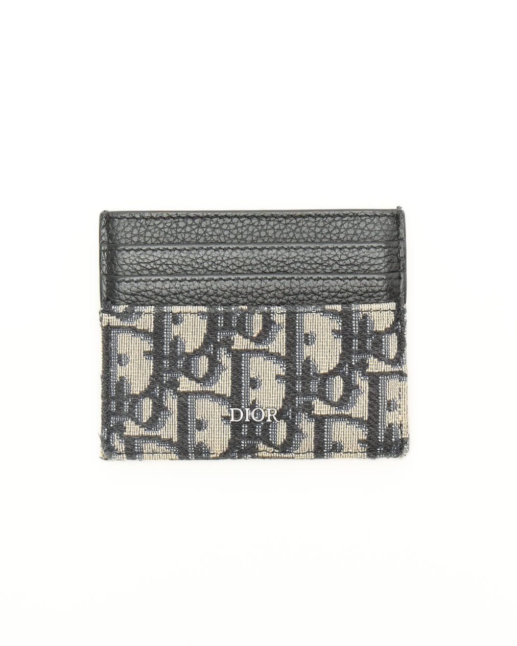 Christian Dior x Kenny Sharp Oblique Card Holder