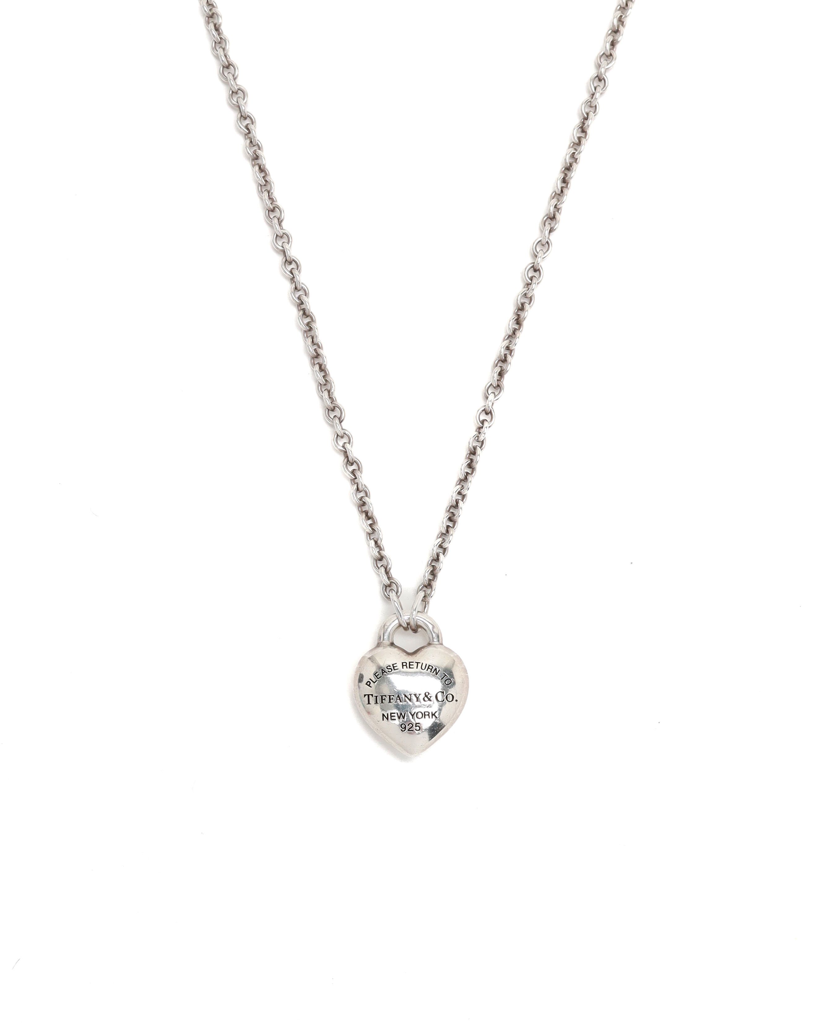 Tiffany & Co Return to Tiffany Heart Silver Necklace