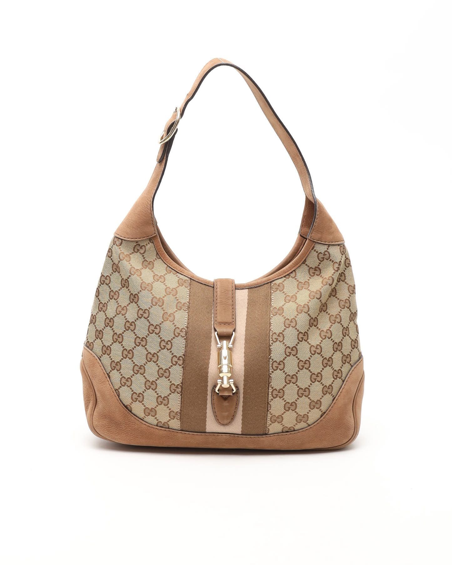 Gucci New Jackie Bag In Brown