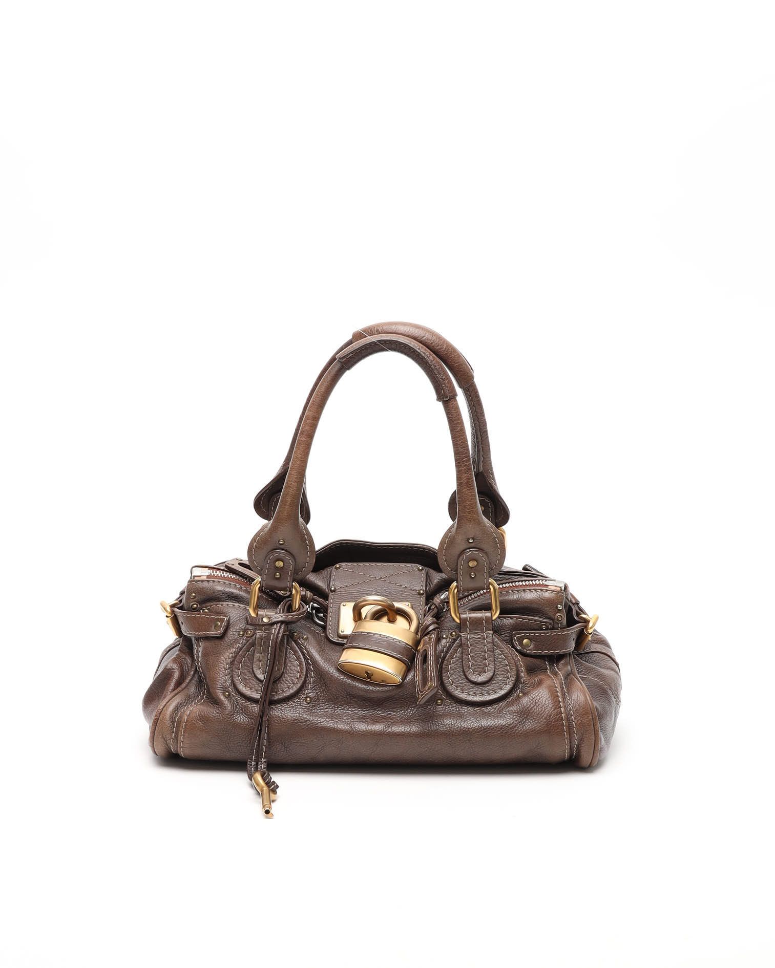 Chloé Paddington Bag In Brown