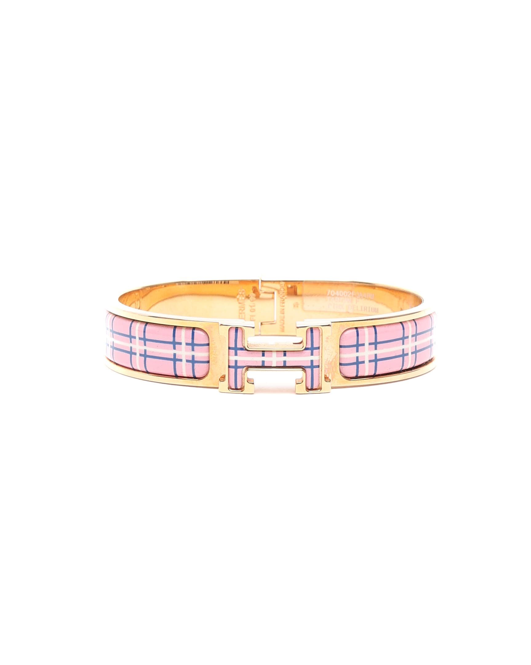 Pre-owned Hermes Hermès Clic H Bracelet In Multi
