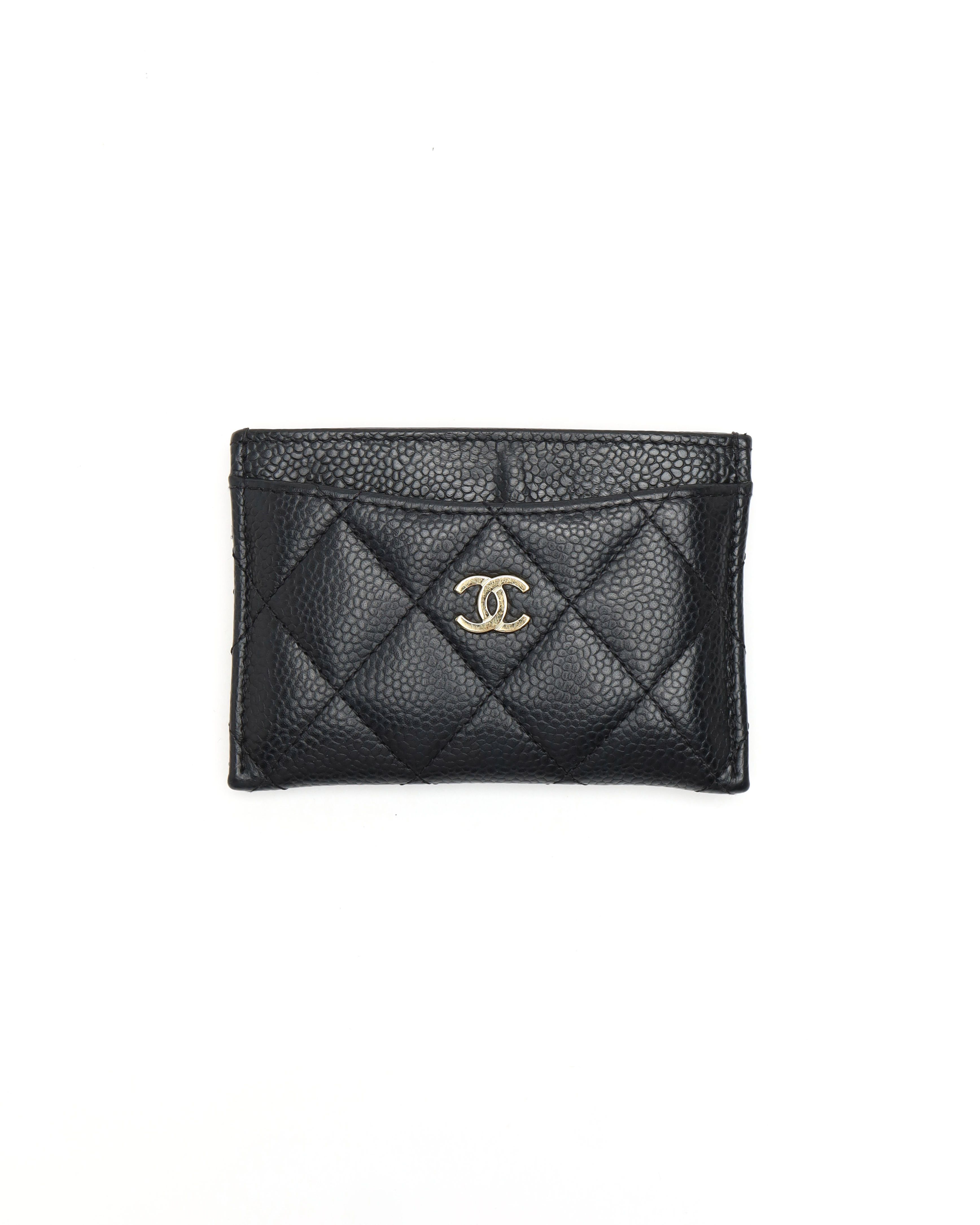 Chanel Matelasse Caviar Card Holder