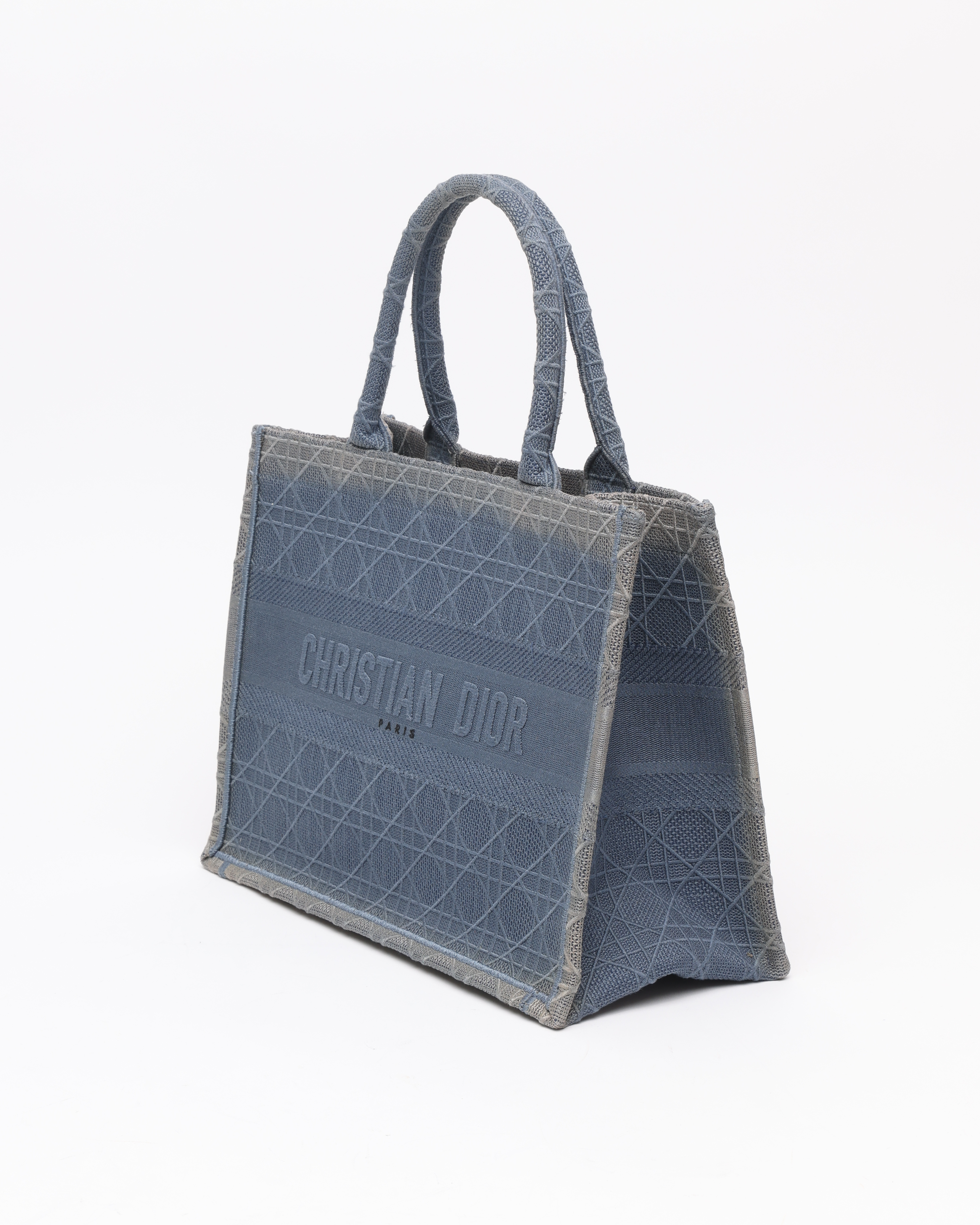 Dior Christian Cannage Medium Book Tote Bag