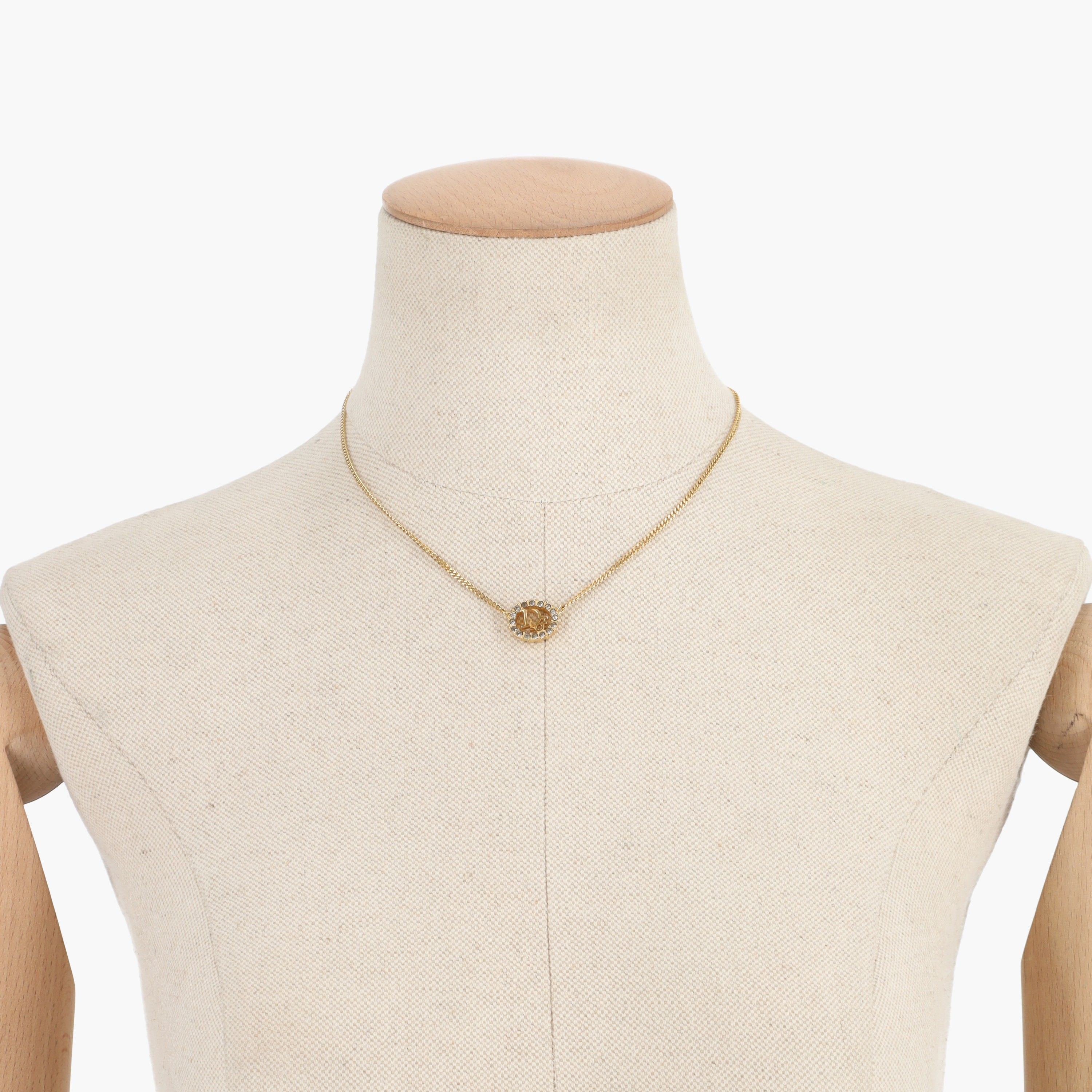 Dior Christian  Gold Pendant Necklace